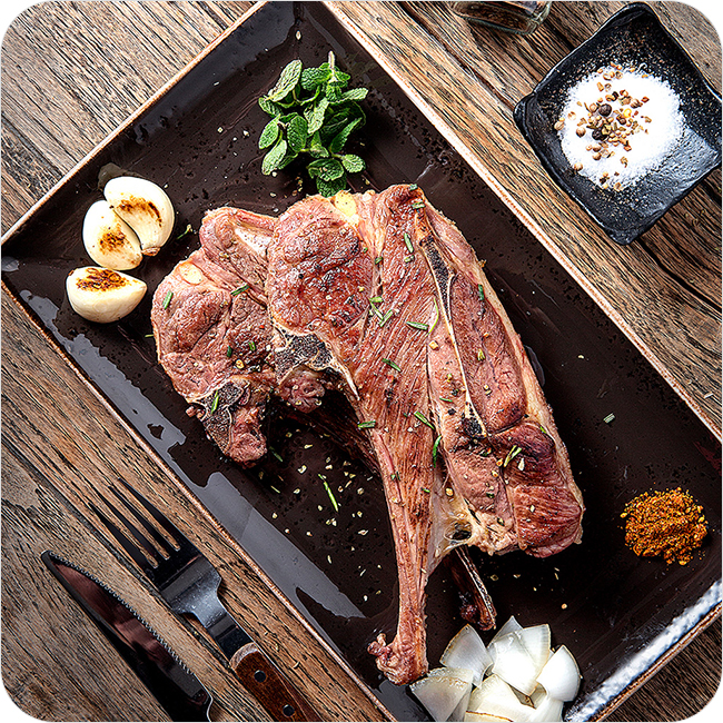 [맛있는테이블] 램 토마호크 스테이크 (양갈비 스테이크) 500g/600g/700g