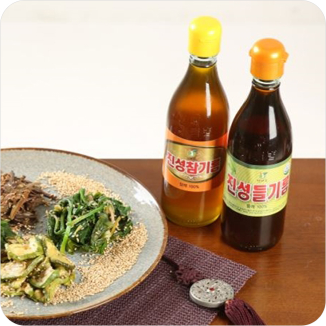 [진성] 풍미를 살아있게 하는 한 방울 참기름, 들기름 350ml