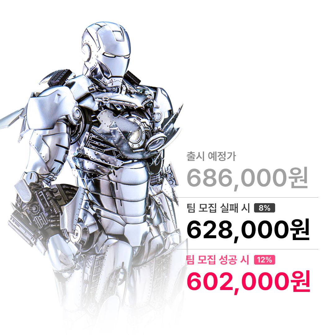 아이언맨 마크2 (2.0) 컬렉터블 피규어 1/6 스케일 MMS733D59