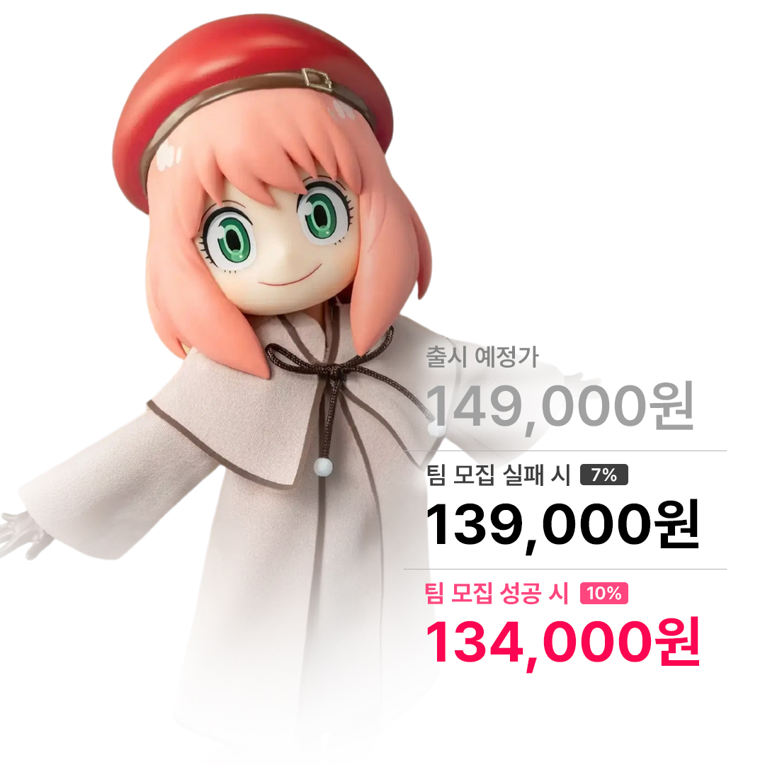 스파이X패밀리 코드 화이트 아냐 포저 윈터 코스튬 버전 피그제로 시리즈 1/6 스케일 3Z0781 쓰리제로 Threezero