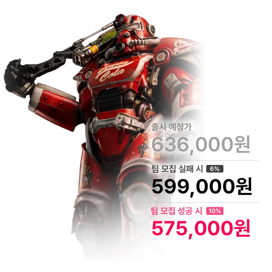 폴아웃 누카콜라 파워아머 T-51 1/6스케일 3Z0773 쓰리제로 Threezero