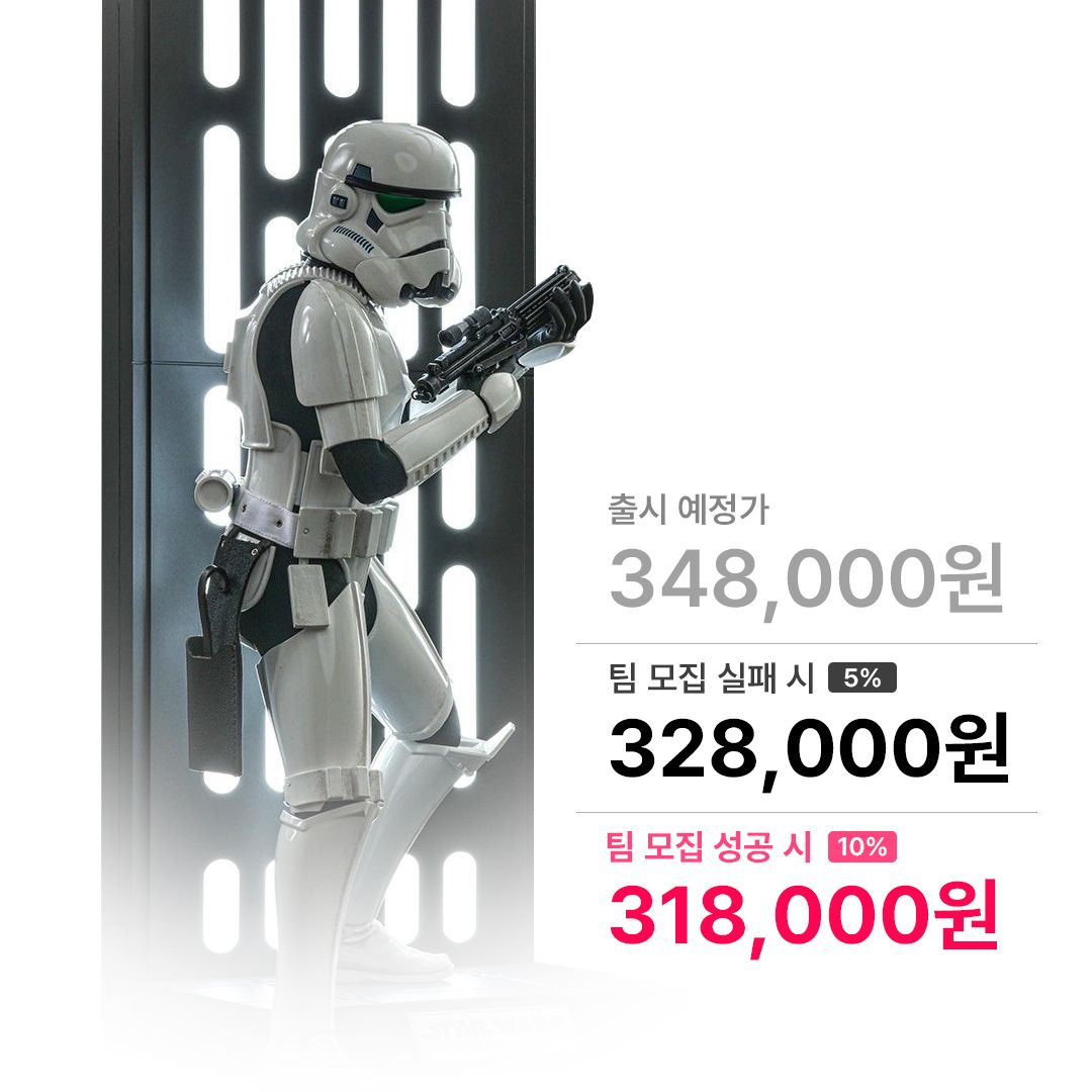 스타워즈 : 스톰 트루퍼 데스스타 디오라마 콜렉터블 세트 1/6 스케일 MMS736 핫토이 Hottoys