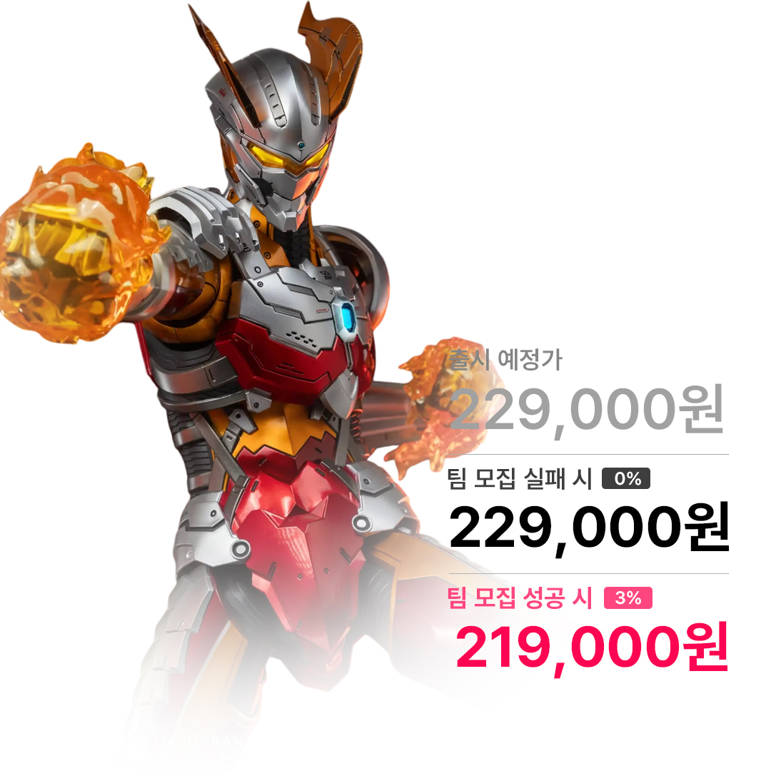 울트라맨 슈트 제로 SC 모드 피그제로 시리즈 1/6 스케일 3Z0510 쓰리제로 Threezero