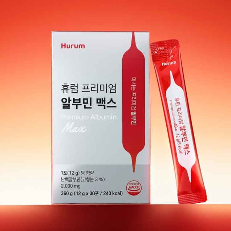 휴럼 프리미엄 알부민 맥스 난백알부민 2000mg 30포