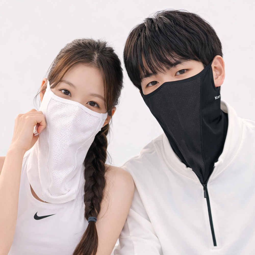 카르닉 자외선차단 마스크 CEM 쿨링 메쉬 여름러닝