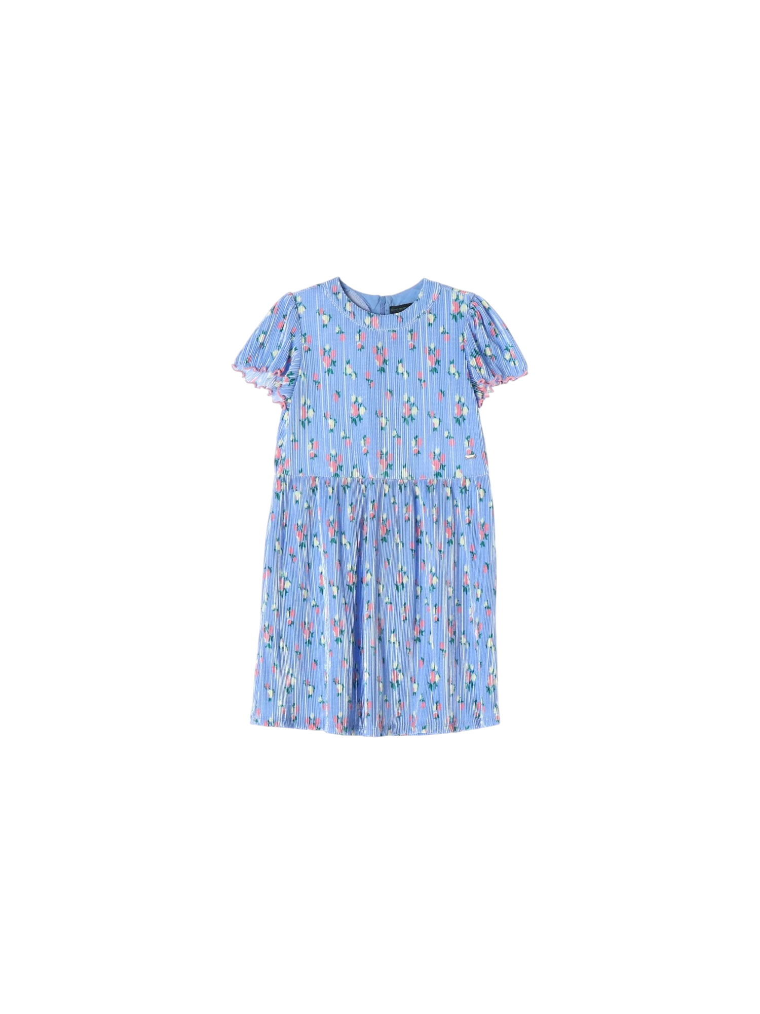 베네통 플리츠 스카이블루 드레스 120cm 0