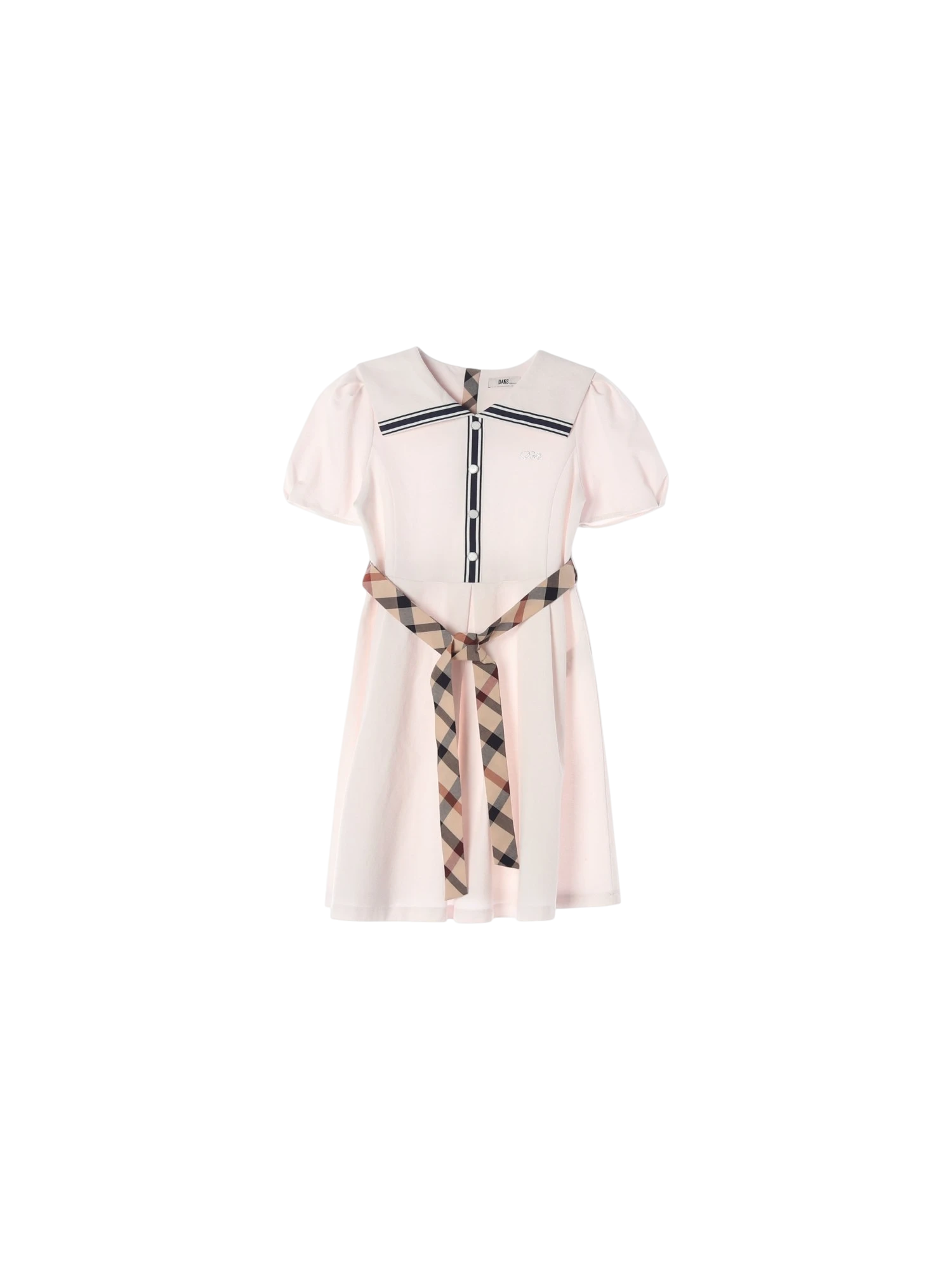 닥스 단추 라벤더 셔츠원피스 150cm 0