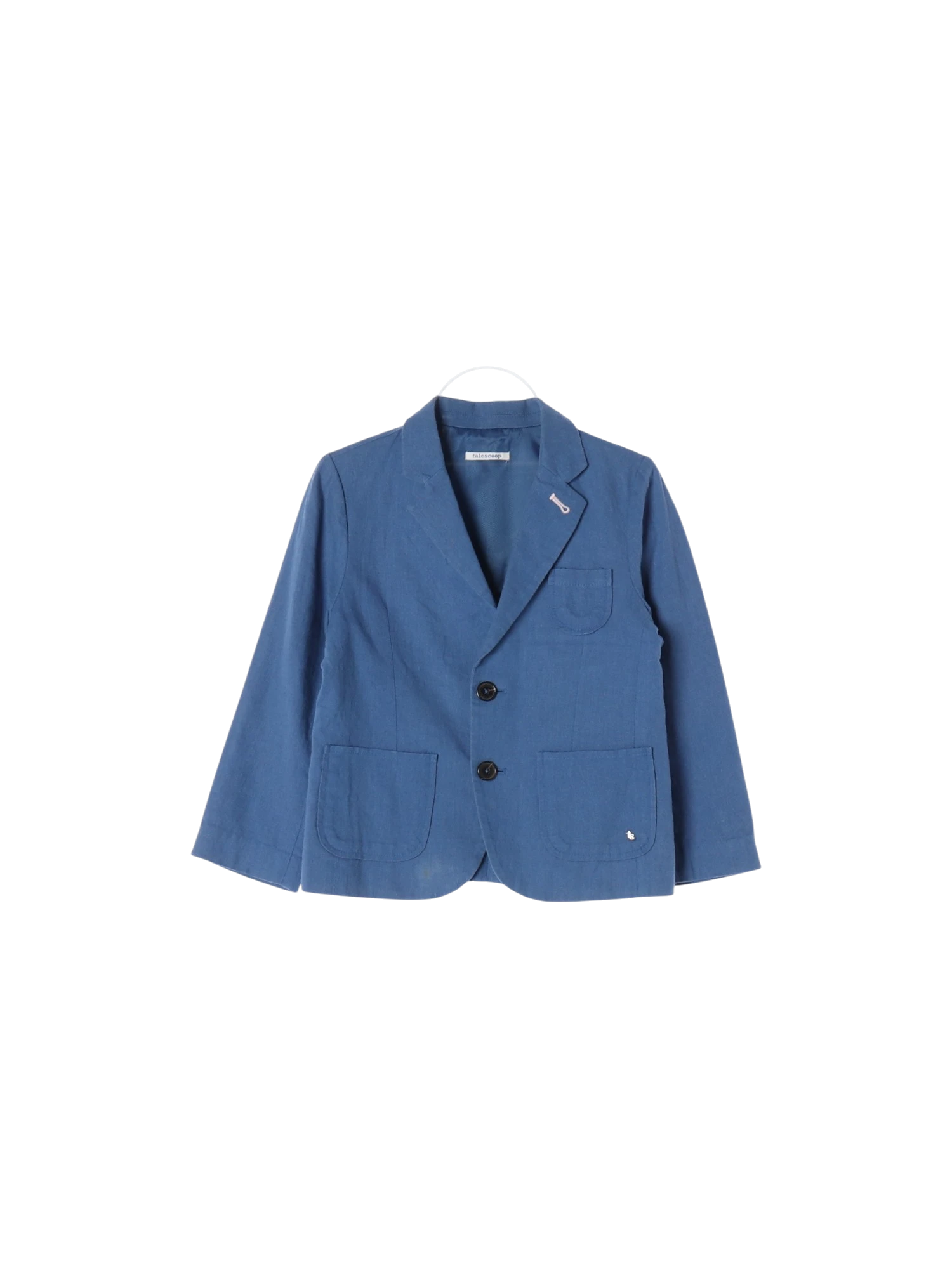 테일스쿱 포켓 블루 싱글브레스티드재킷 110cm 0