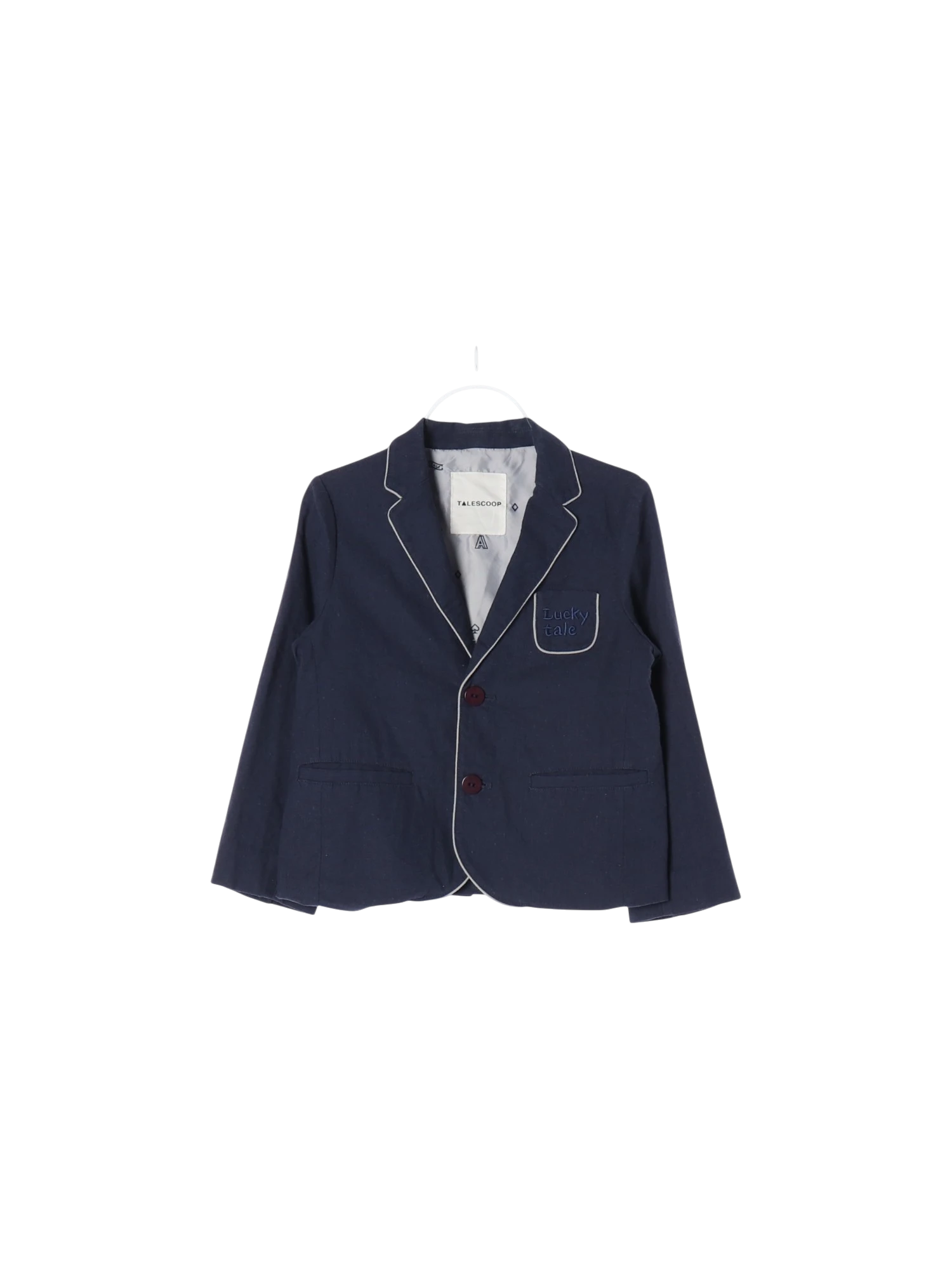 테일스쿱 단추 네이비 싱글브레스티드재킷 110cm 0