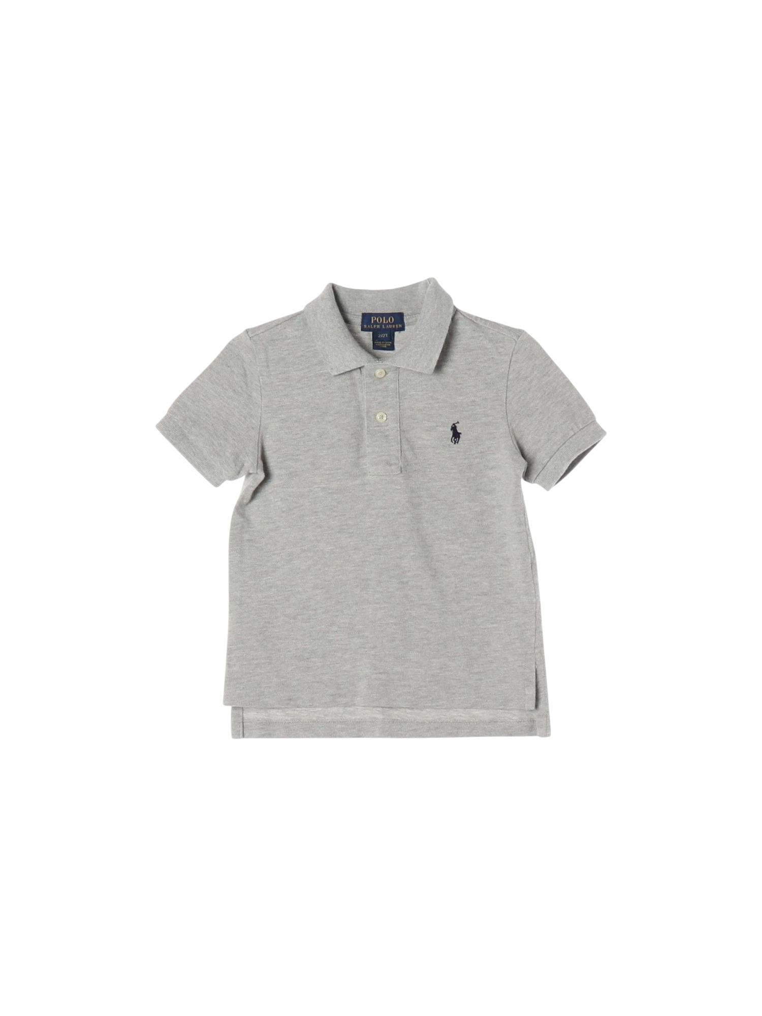 랄프로렌 단추 그레이 폴로셔츠 2y 0