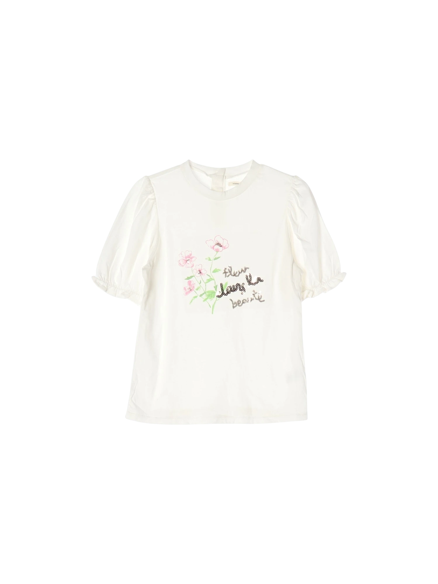 룰라비 셔링 화이트 블라우스 145cm 0