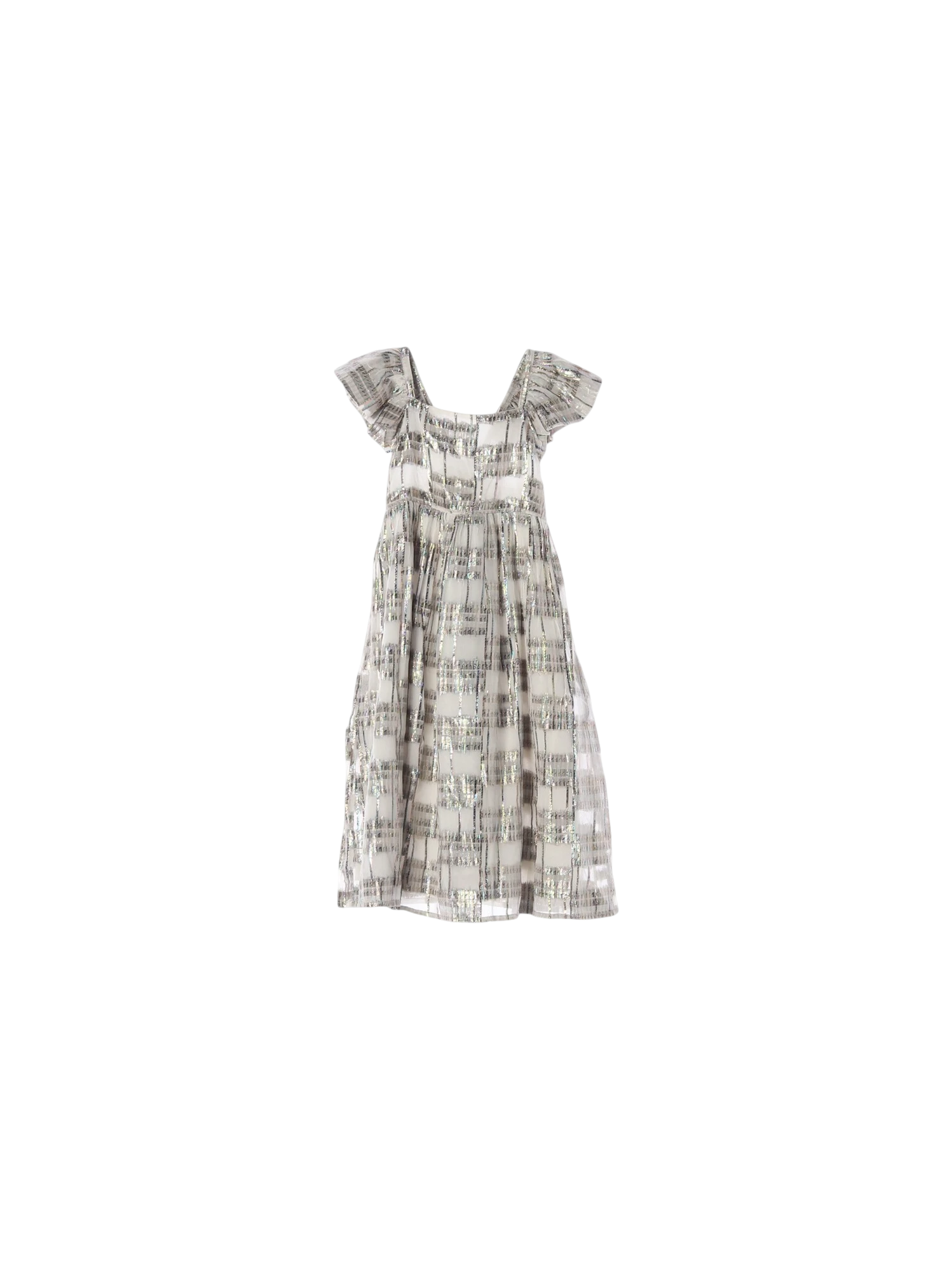 루이스미샤 러플 그레이 오프숄더드레스 4y 0