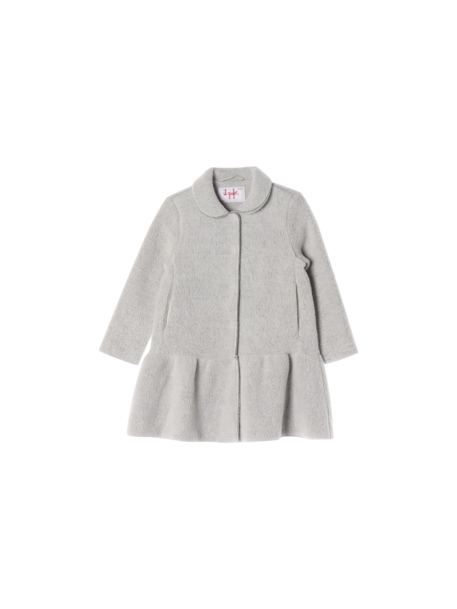 일구포 페플럼 그레이 코트 4y 0