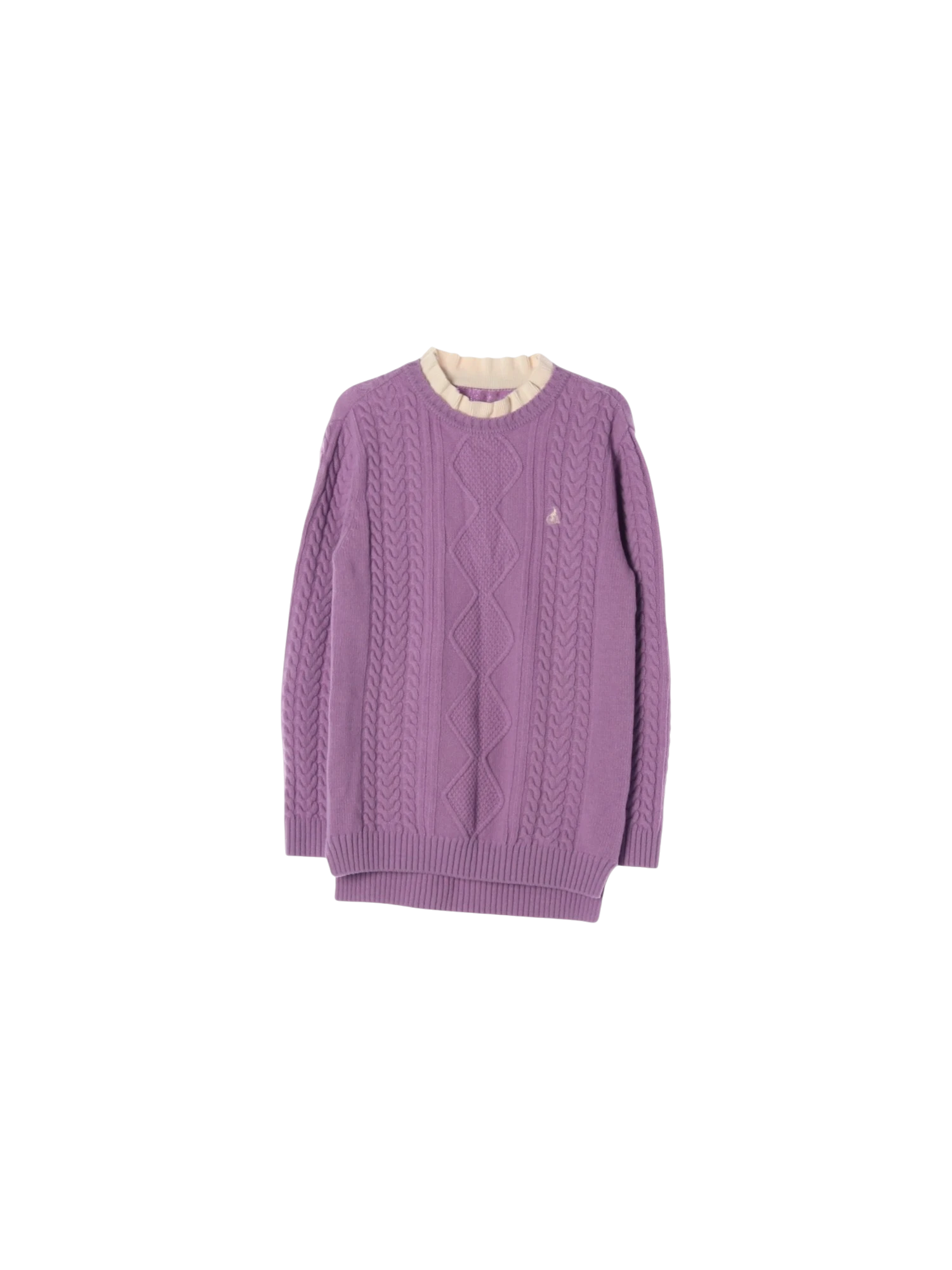 빈폴 니트꽈배기 퍼플 스웨터 160cm 0