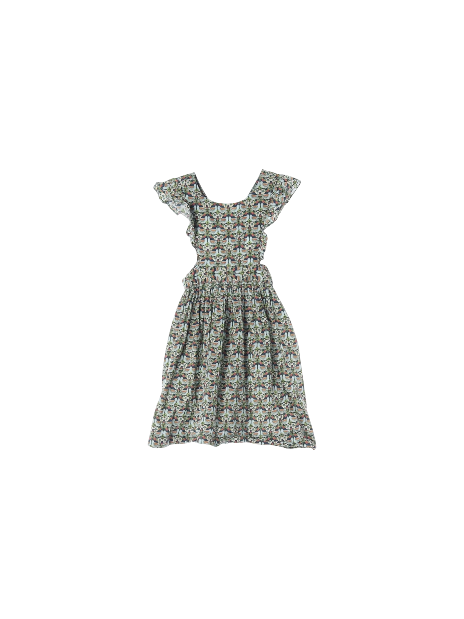 봉쁘앙 러플 그린 튜닉원피스 4y 0