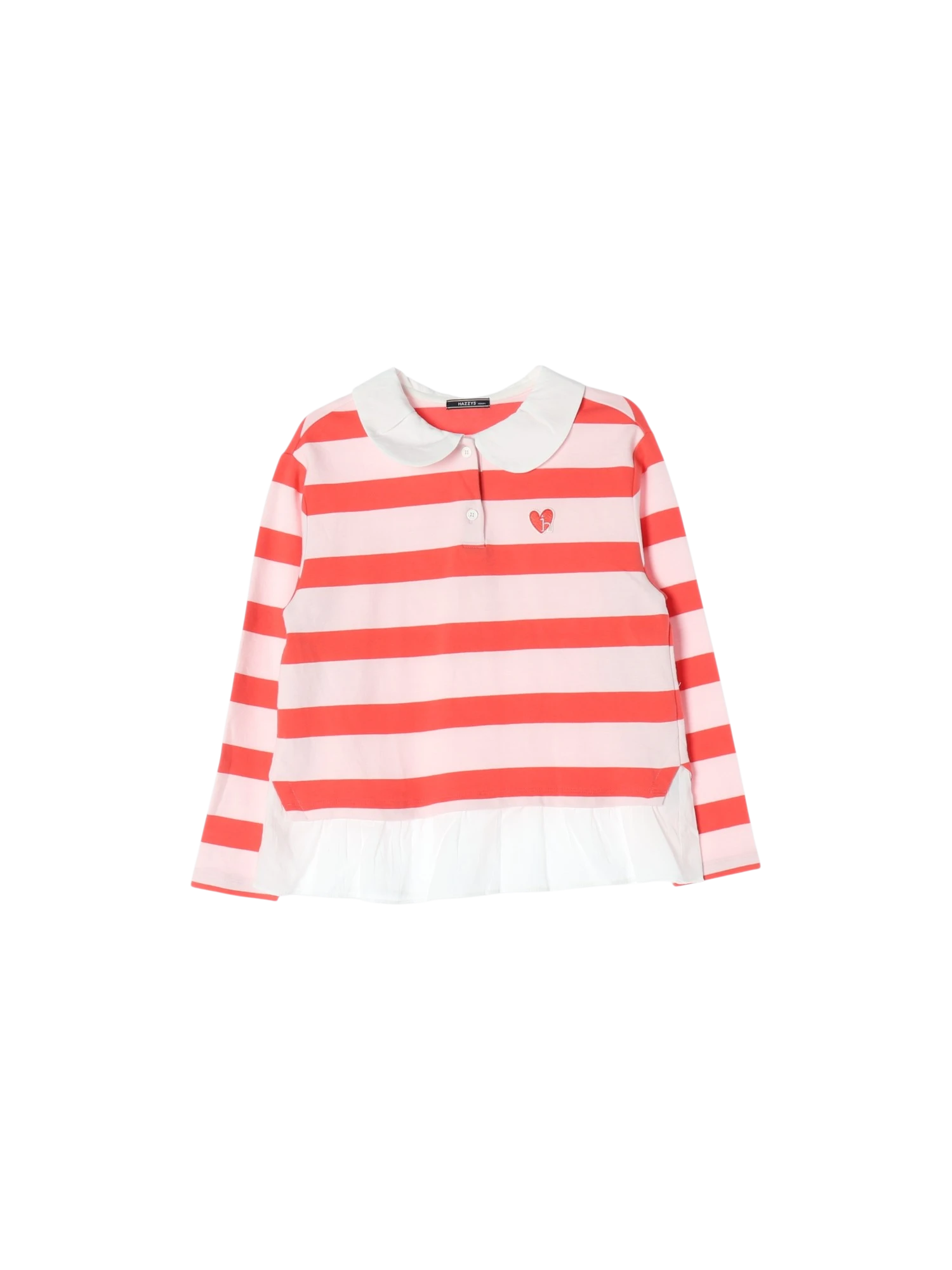 헤지스 단추 레드 폴로셔츠 13y 0