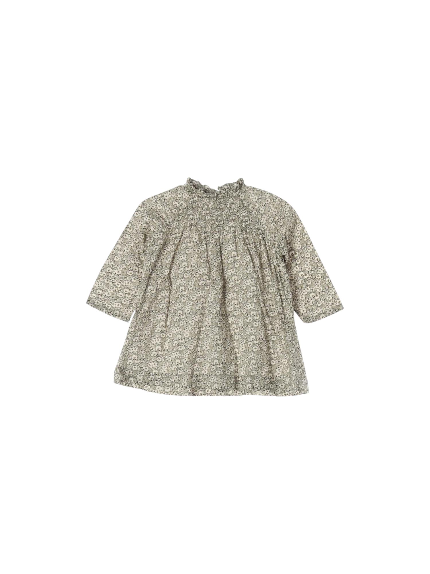 카라멜 프릴 그레이 블라우스 18m 0