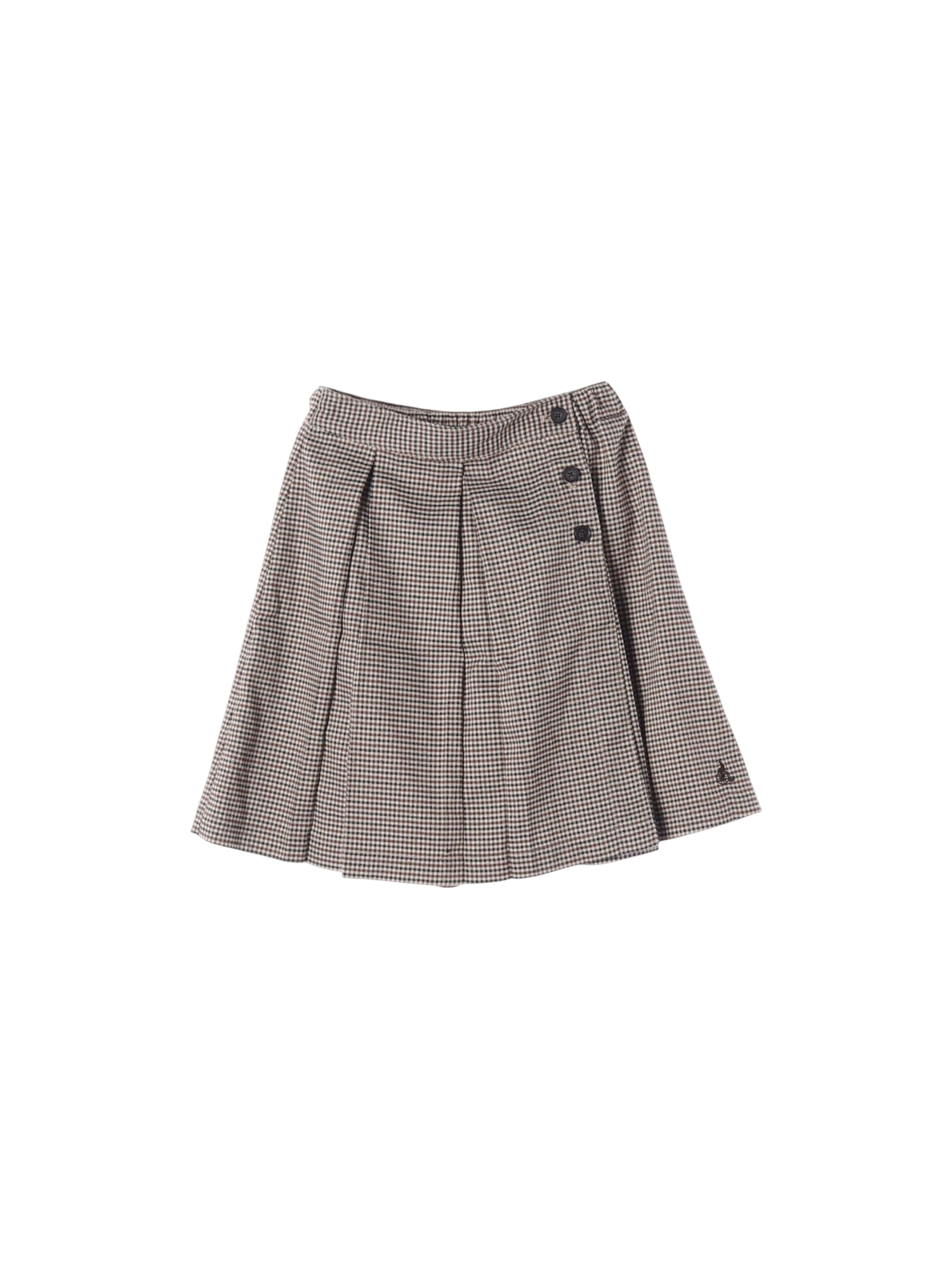 빈폴 단추 그레이 플리츠스커트 160cm 0