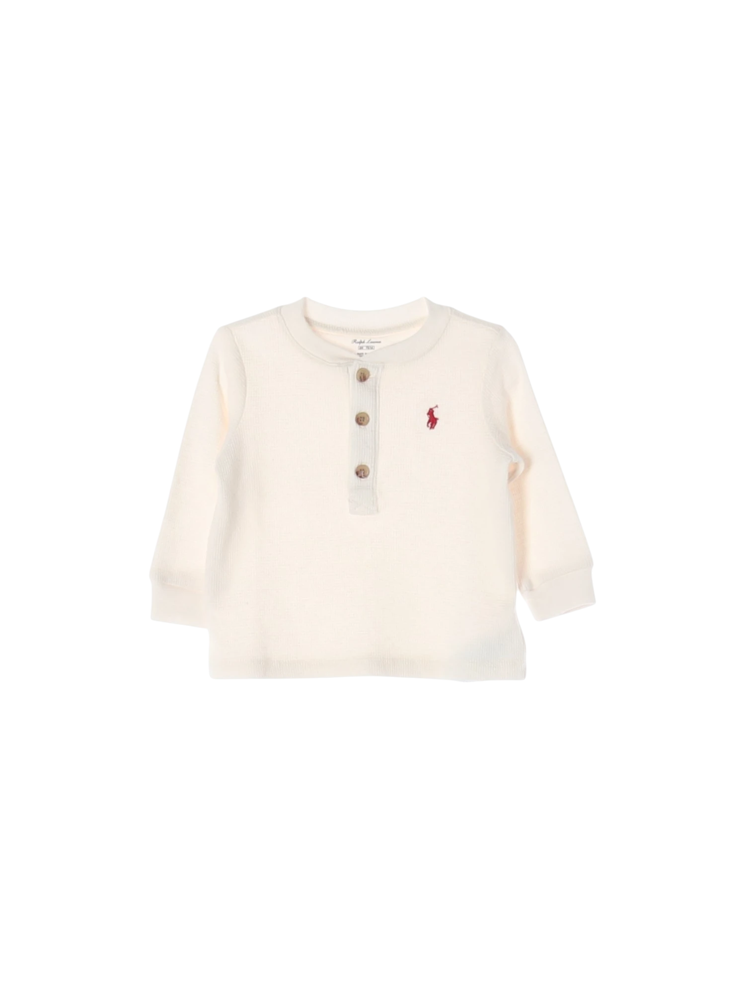 랄프로렌 단추 화이트 티셔츠 6m 0