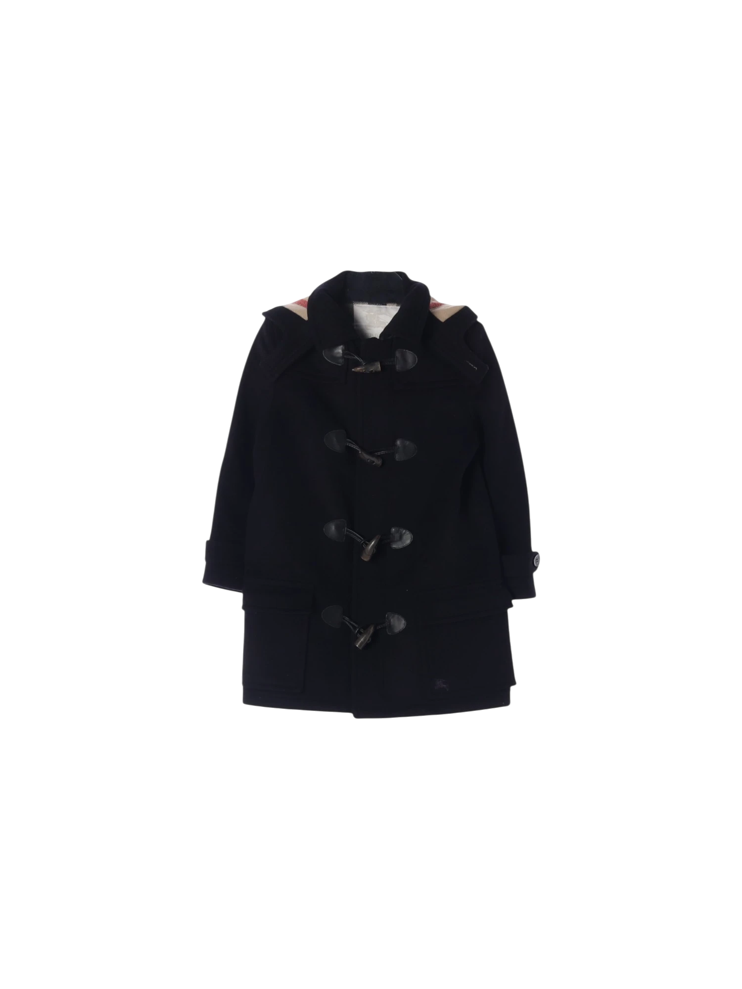 버버리 단추 블랙 더플코트 8y 0