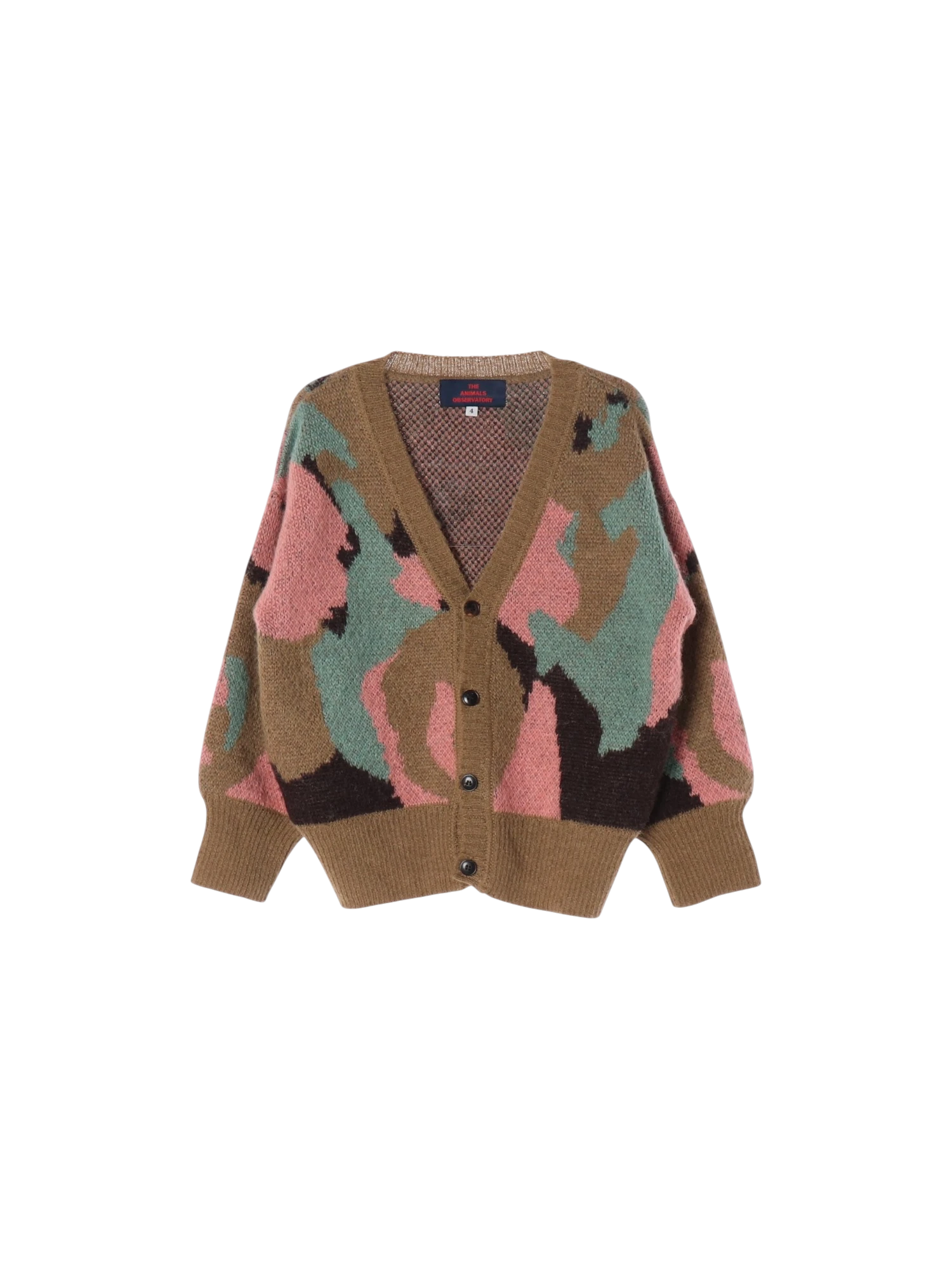 타오 단추 카키 가디건 4y 0