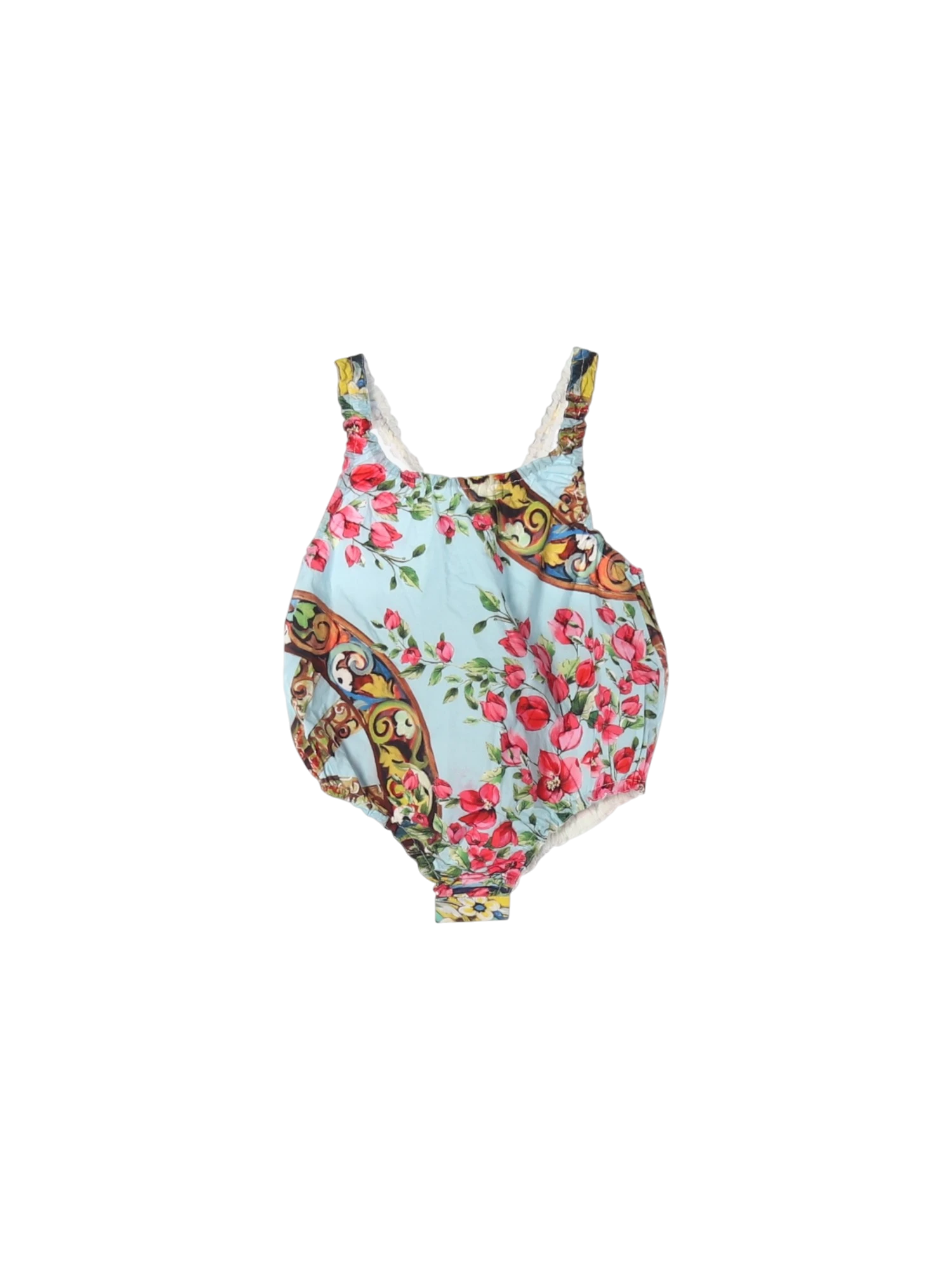 돌체앤가바나 스카이블루 원피스수영복 68-74cm 0