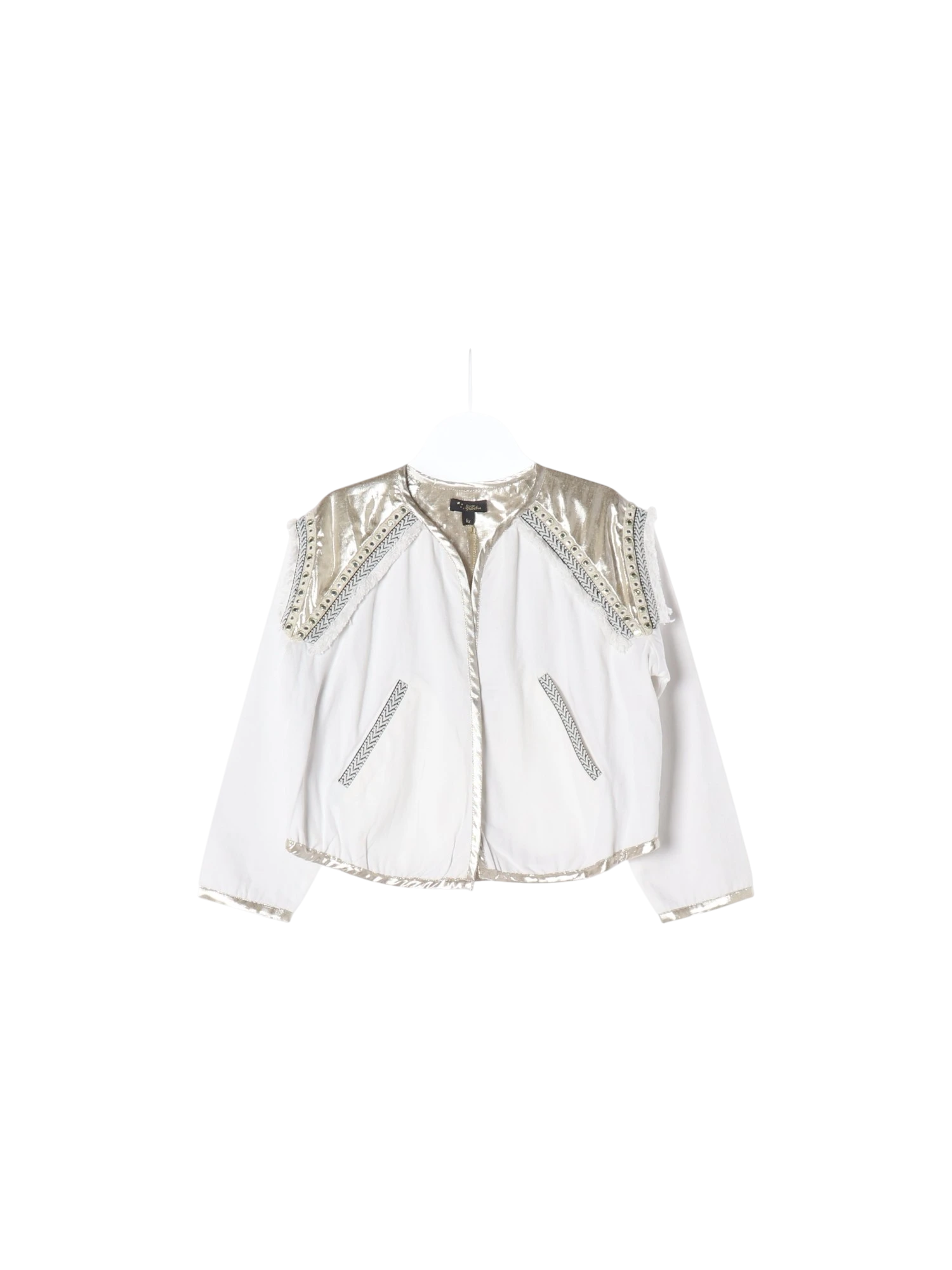 벨베틴 포켓 화이트 재킷 6y 0