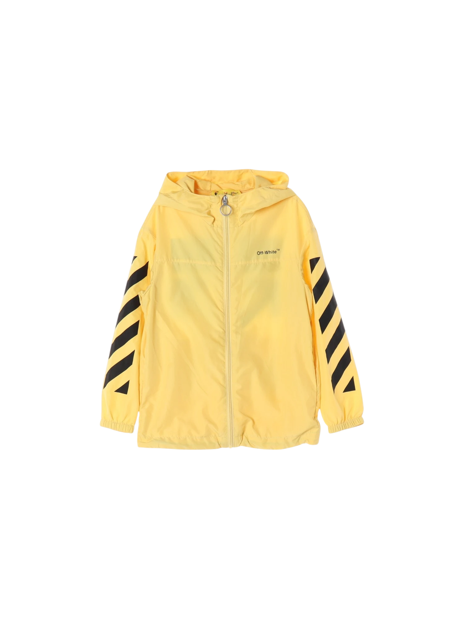 오프화이트 후드 옐로우 바람막이 8y 0