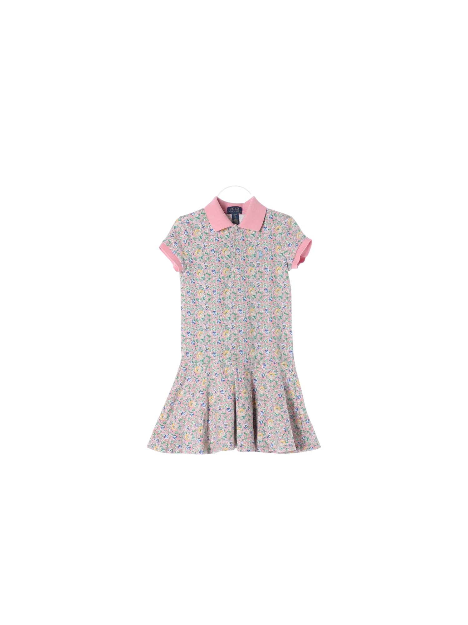 랄프로렌 페플럼 핑크 셔츠원피스 7y 0