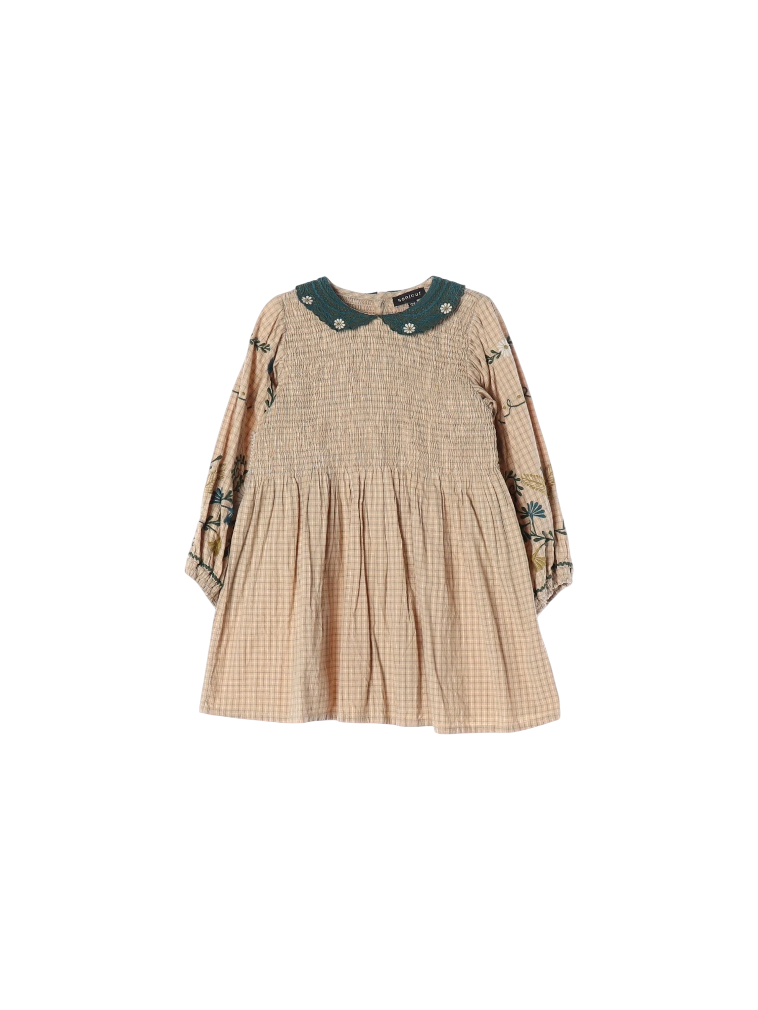 봉주르 셔링 베이지 드레스 12y 0