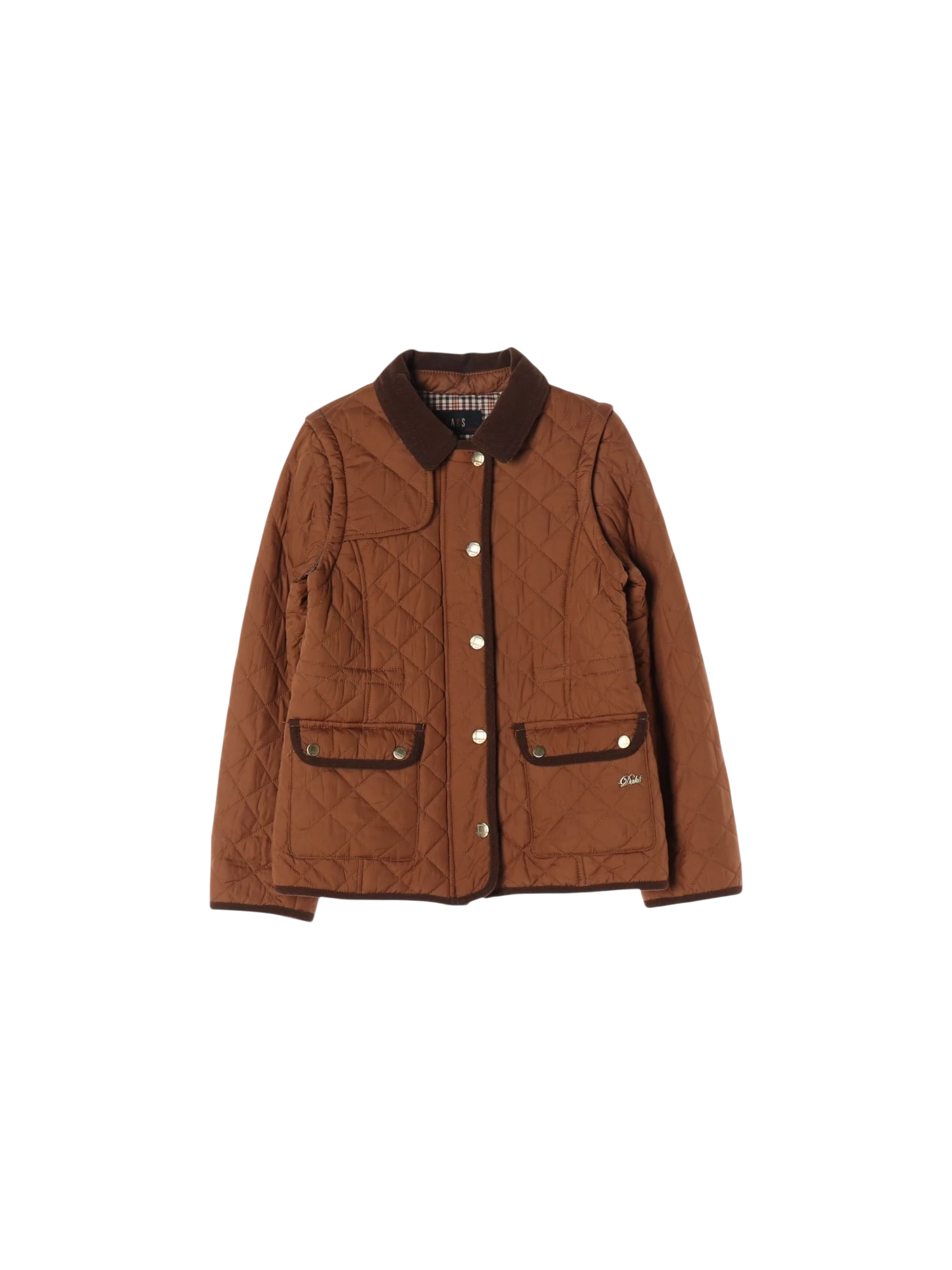 닥스 포켓 브라운 패딩 130cm 0