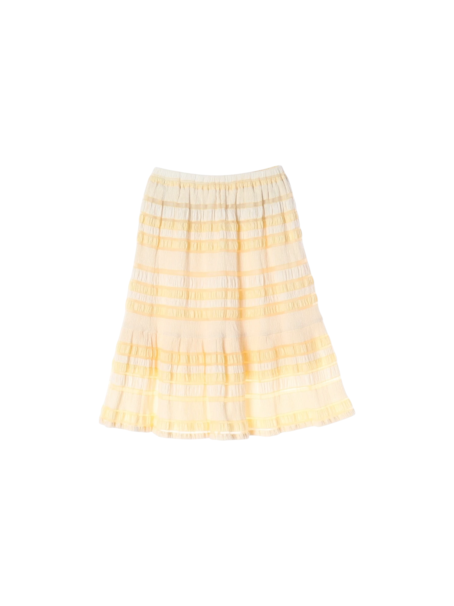 룰라비 러플 옐로우 러플스커트 145cm 0