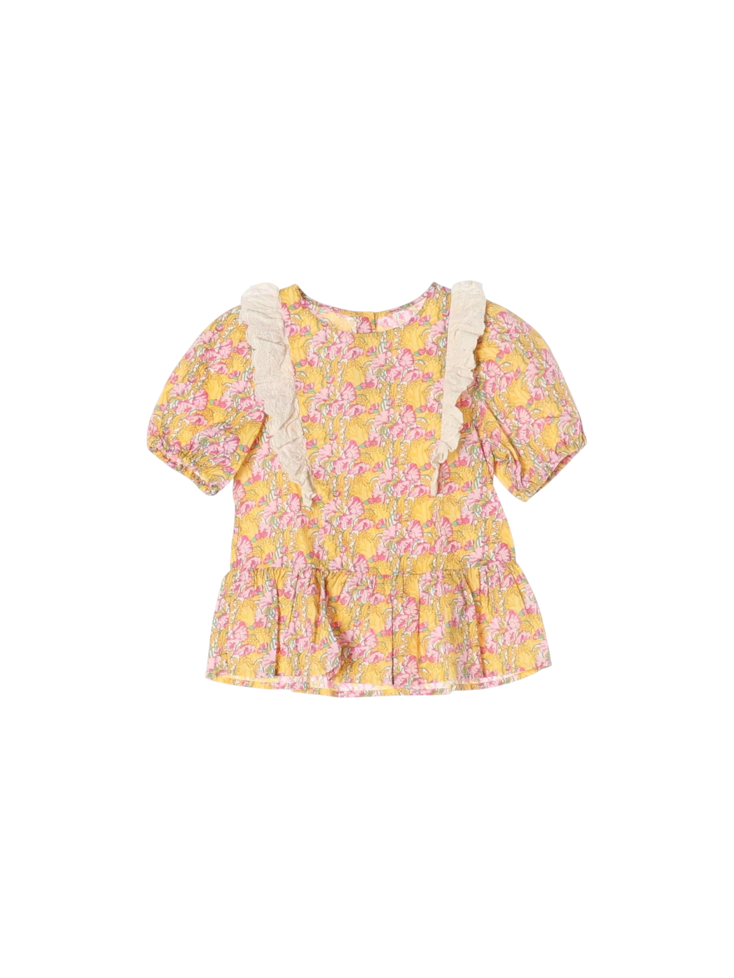 룰라비 페플럼 핑크 블라우스 110cm 0