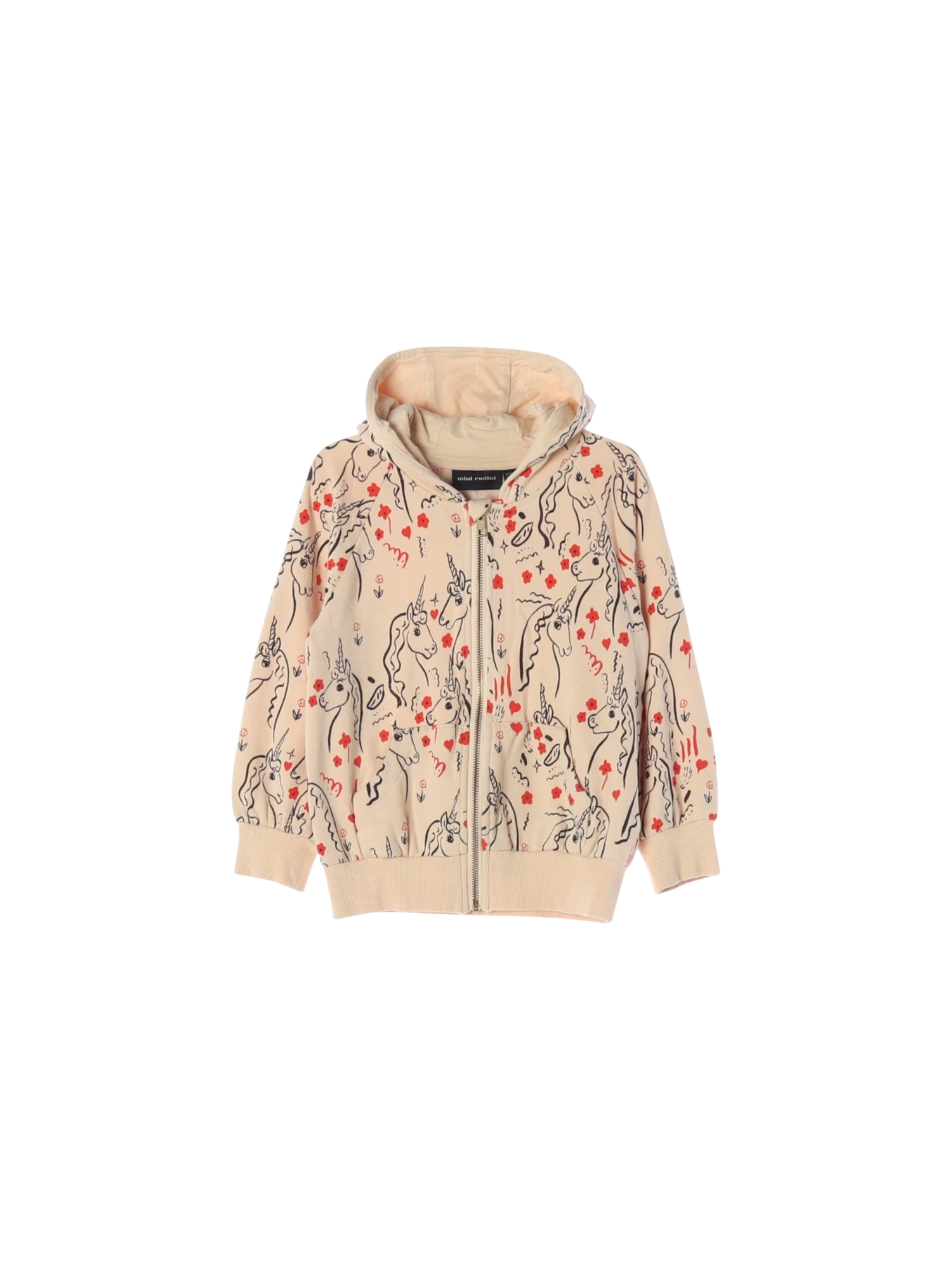 미니로디니 후드 베이지 후드 116-122cm 0