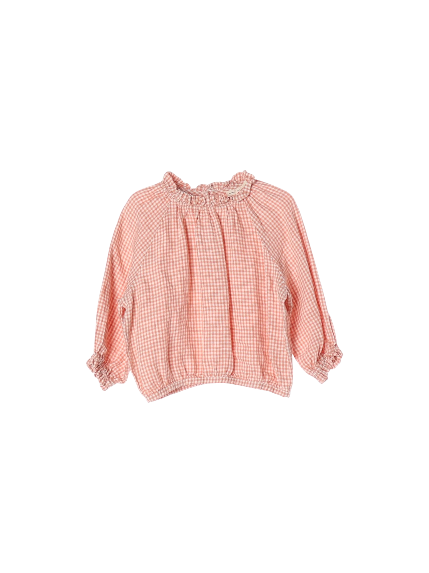 수어플룸 프릴 레드 블라우스 3y 0