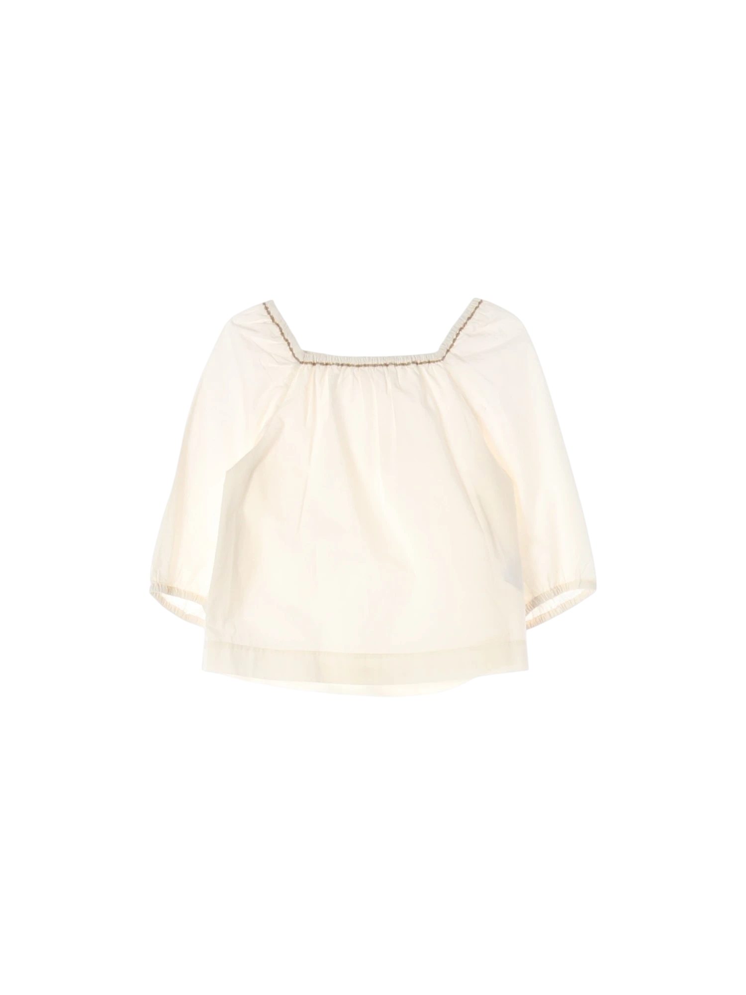 봉쁘앙 셔링 화이트 블라우스 6y 0