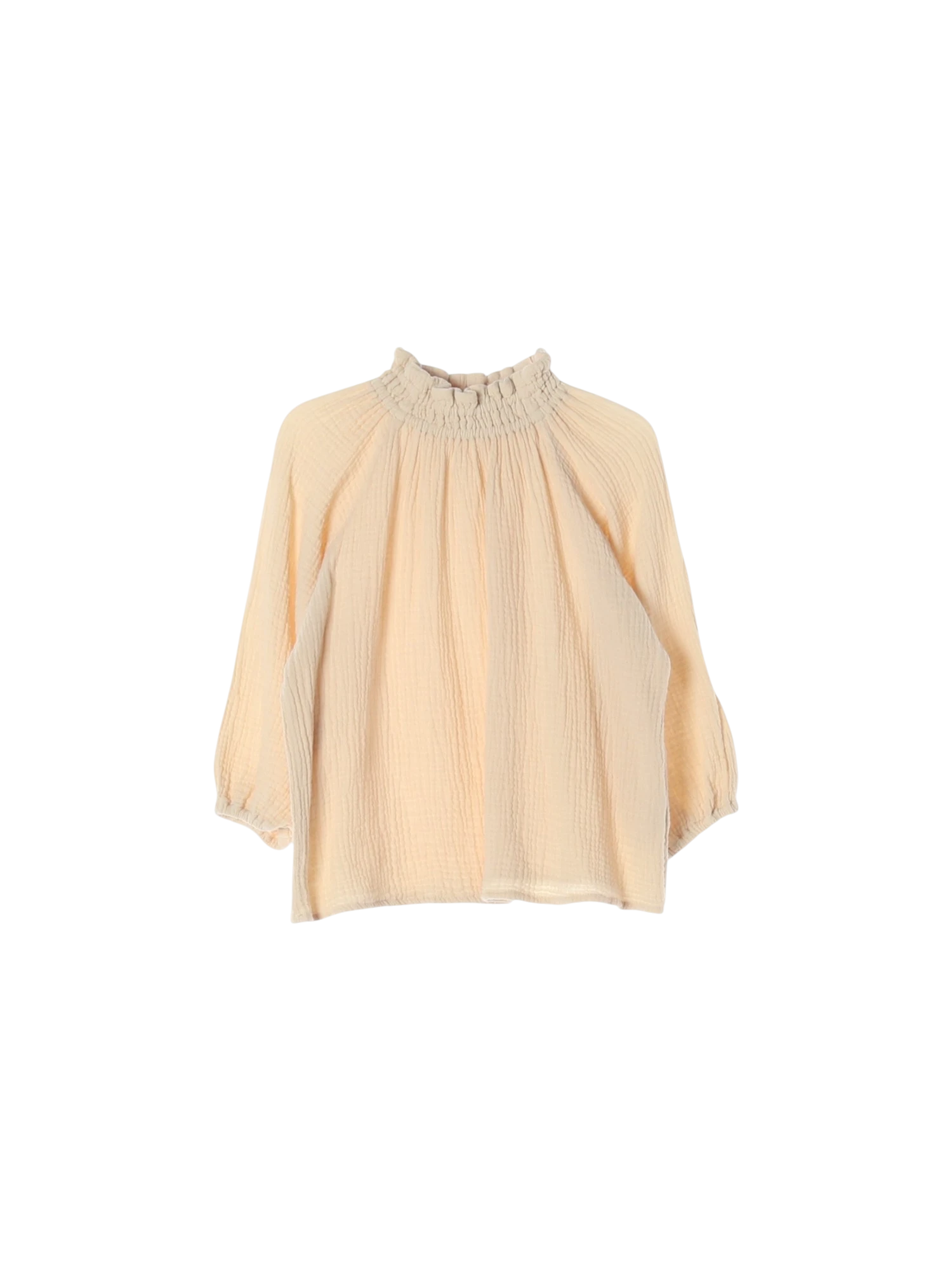 수어플룸 프릴 베이지 블라우스 4y 0