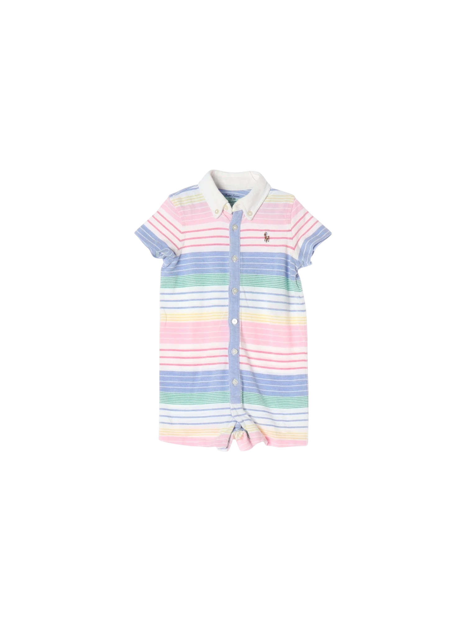 랄프로렌 단추 핑크 점프수트 12m 0