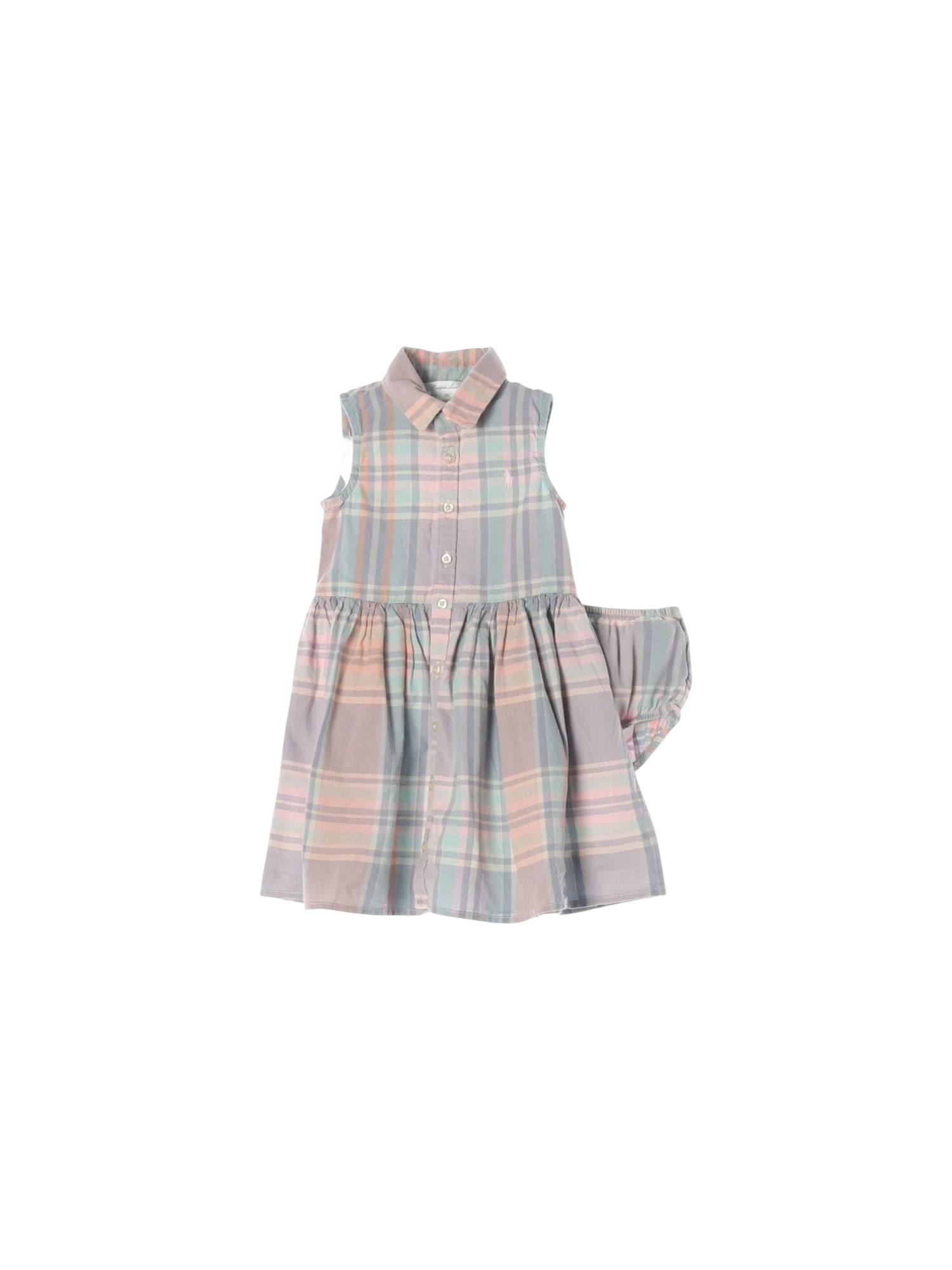 랄프로렌 셔링 라벤더 셔츠원피스 18m 0