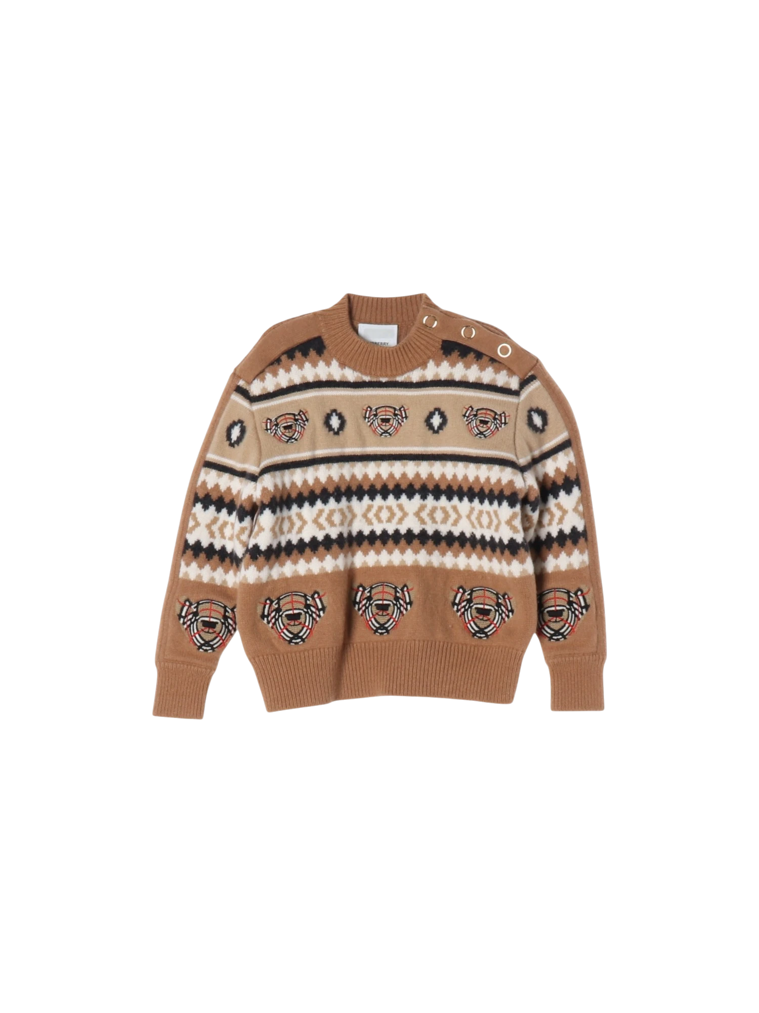 버버리 단추 베이지 스웨터 4y 0