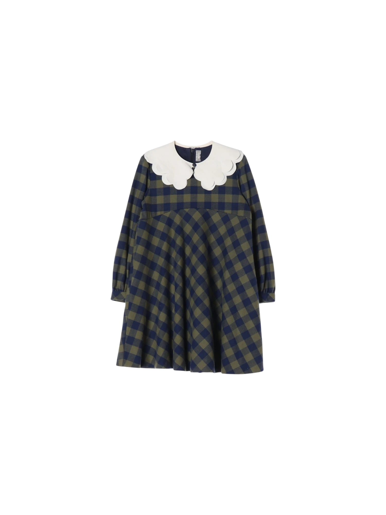 일구포 패치워크 네이비 드레스 8y 0