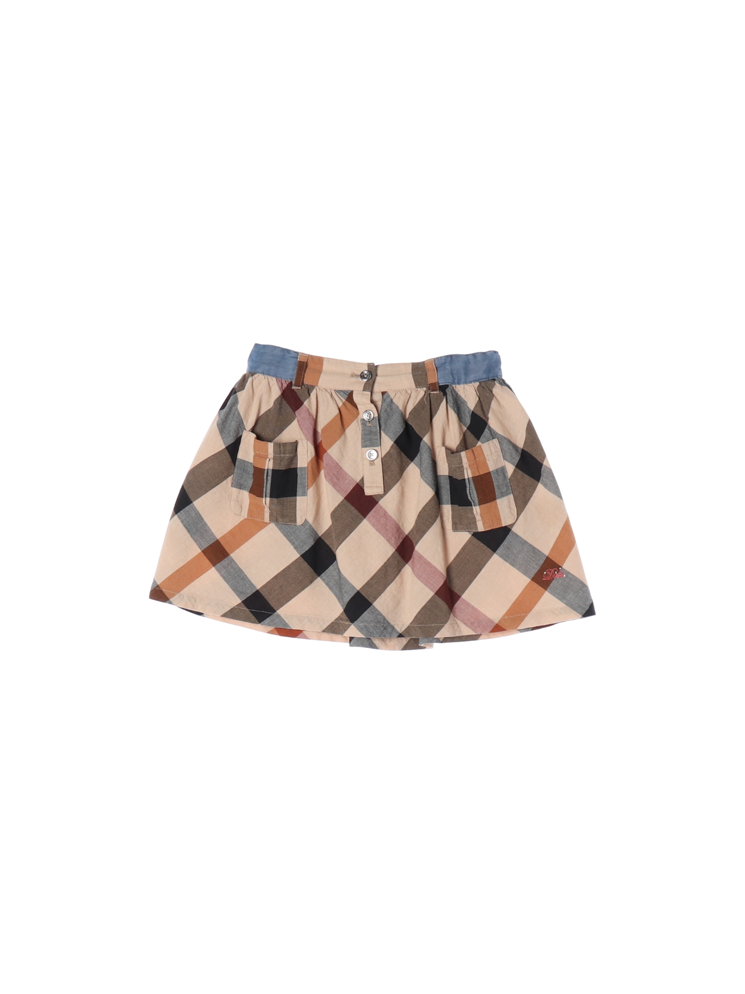 닥스 포켓 베이지 플레어스커트 130cm 0