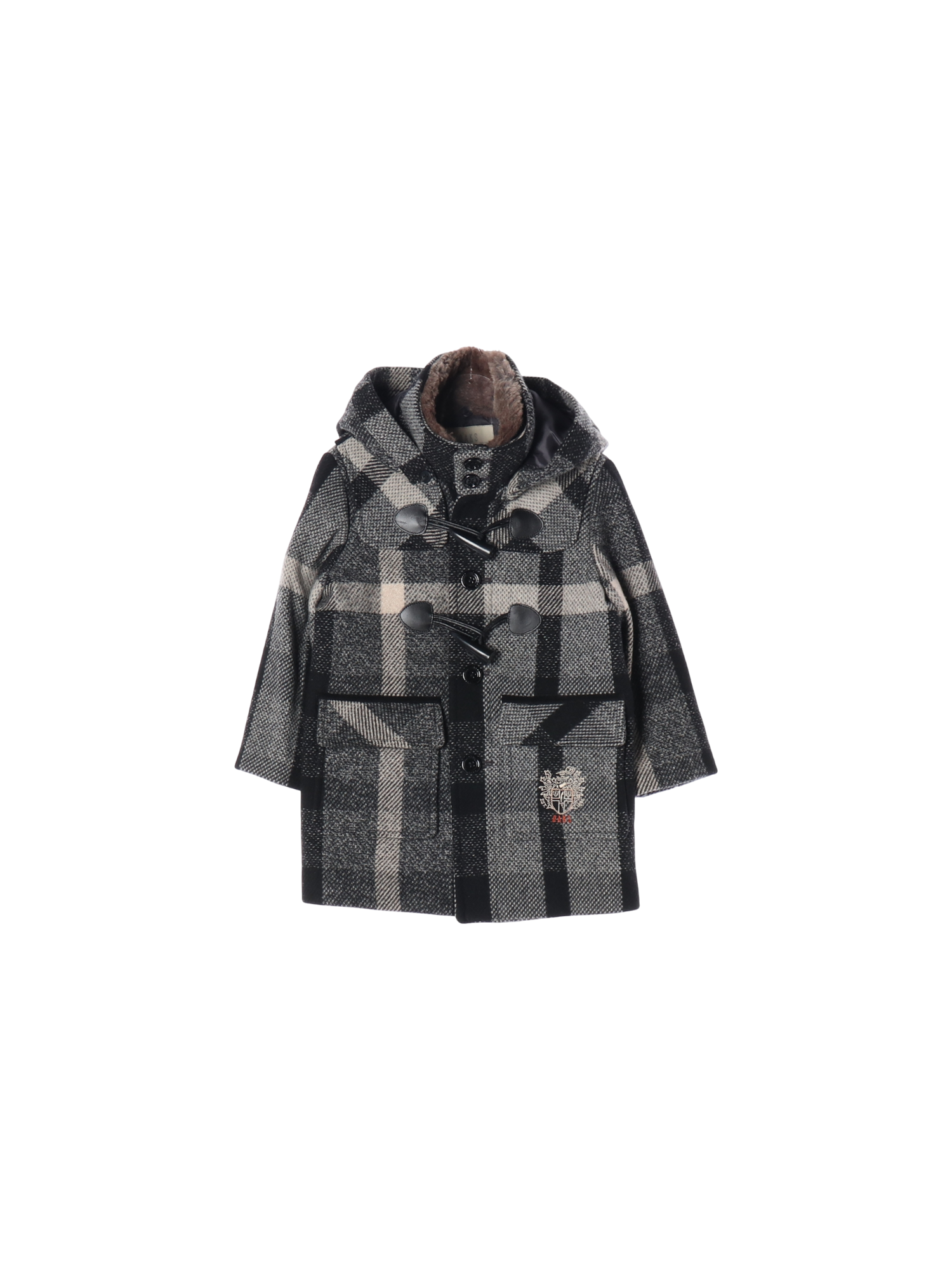 닥스 포켓 그레이 더플코트 100cm 0