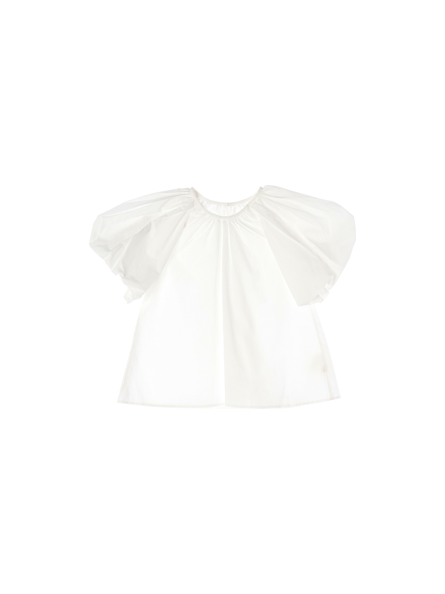 메키즈데플레어 셔링 화이트 블라우스 130cm 0