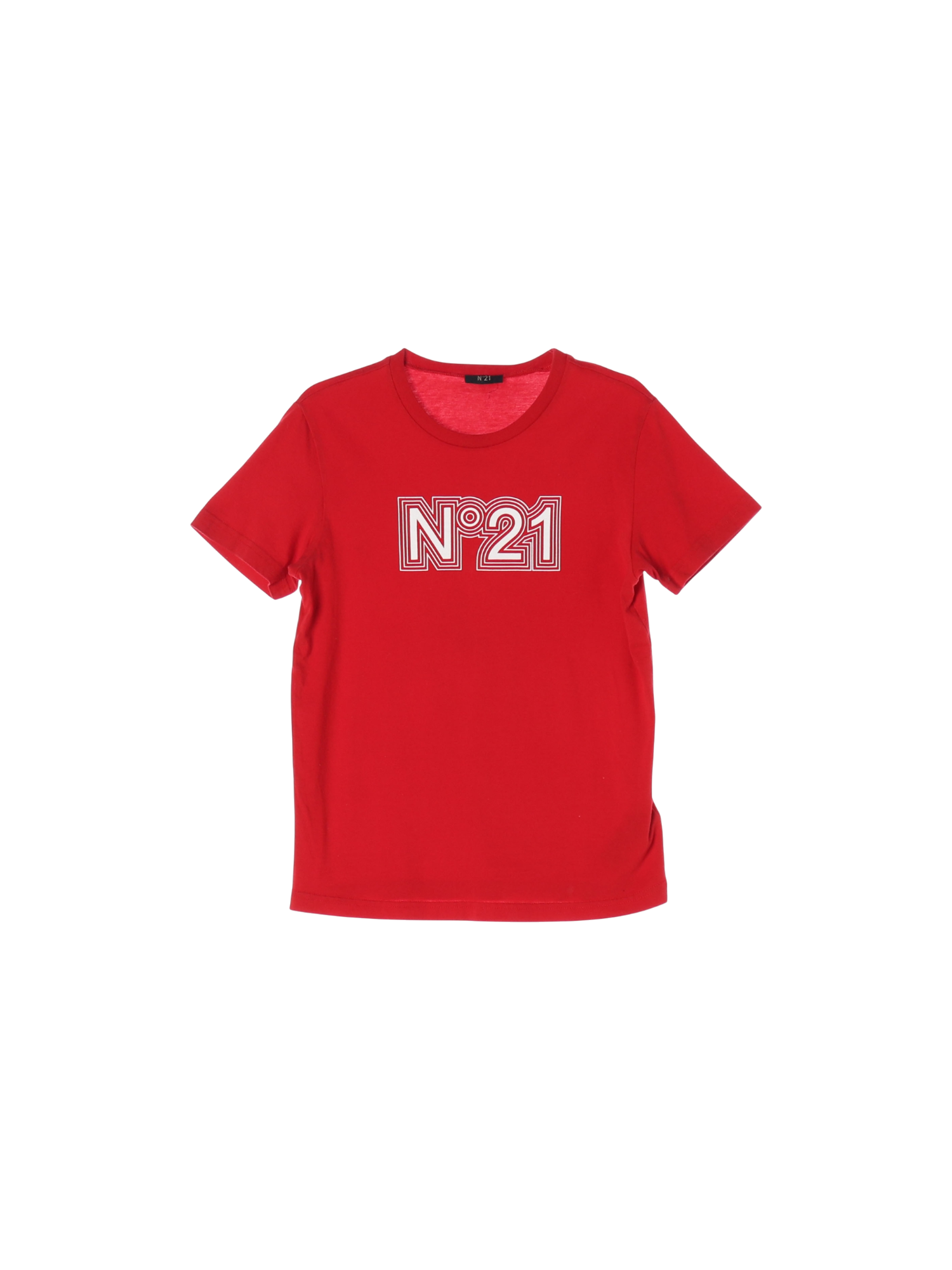 N21 롤업 레드 티셔츠 10y 0