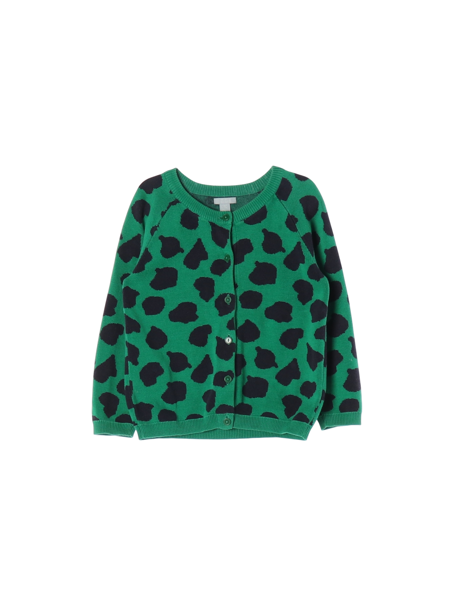 코스 단추 그린 가디건 2-4y 0