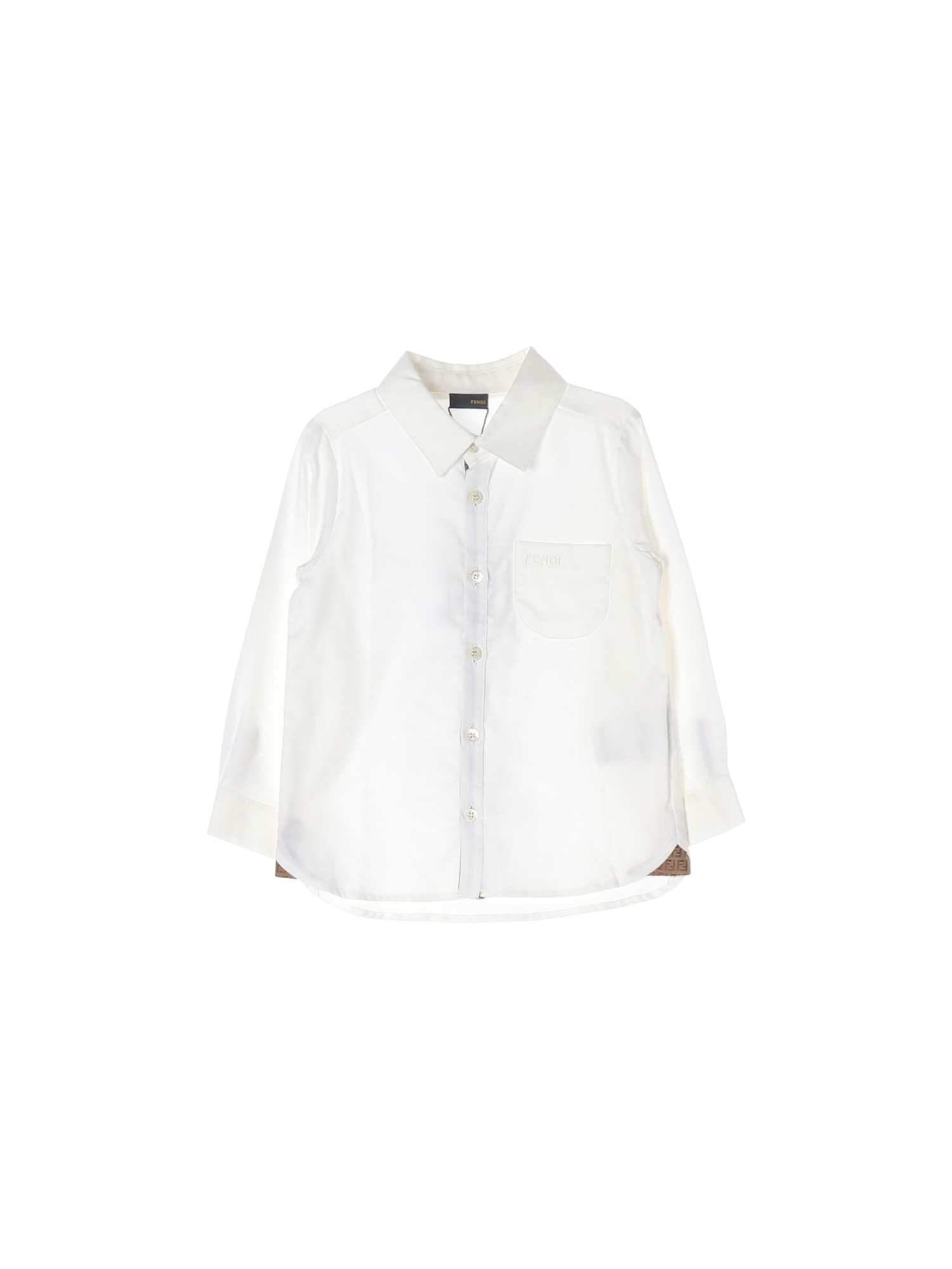 펜디 포켓 화이트 셔츠 24m 0