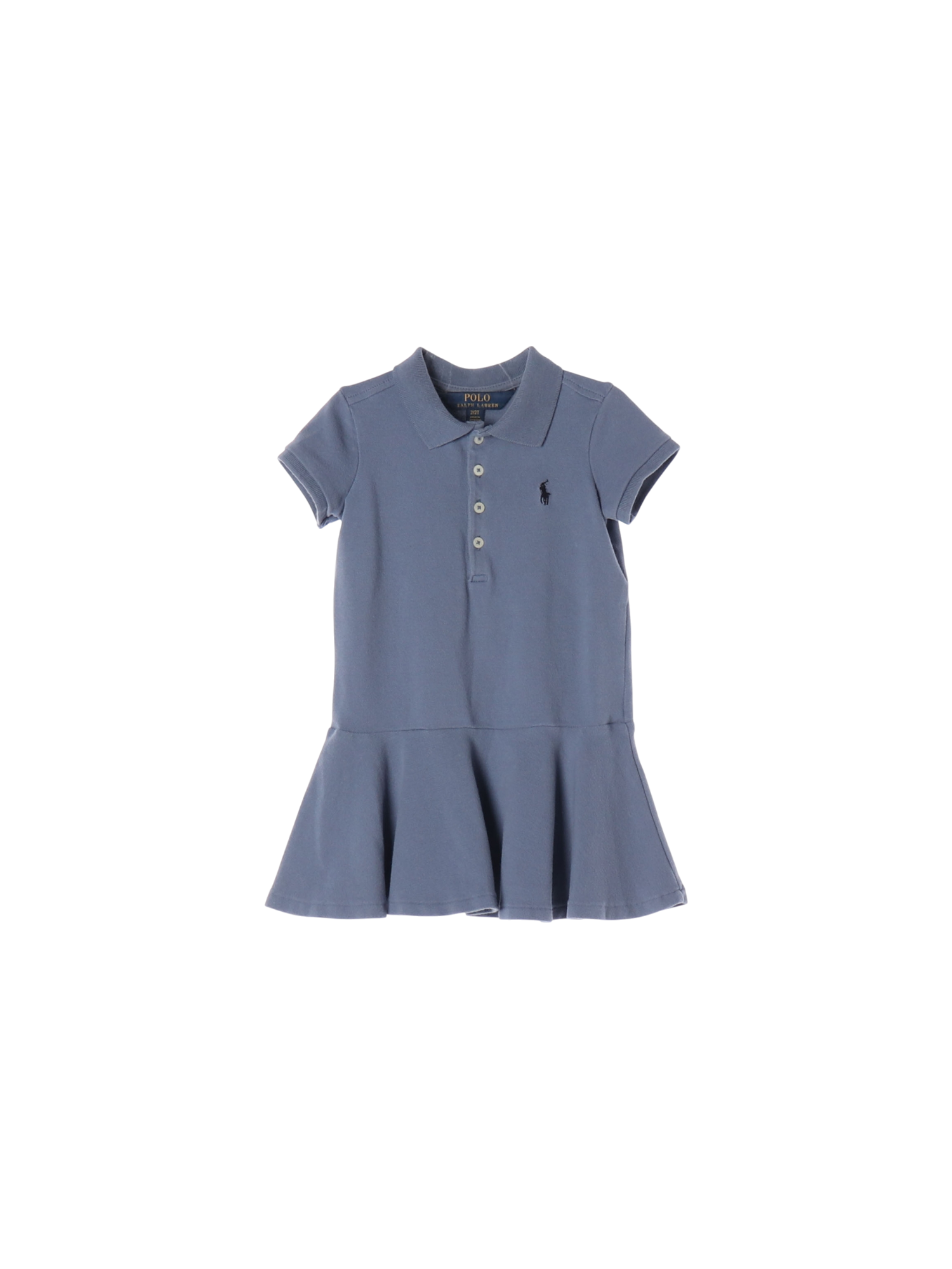 랄프로렌 페플럼 블루 피케원피스 2y 0