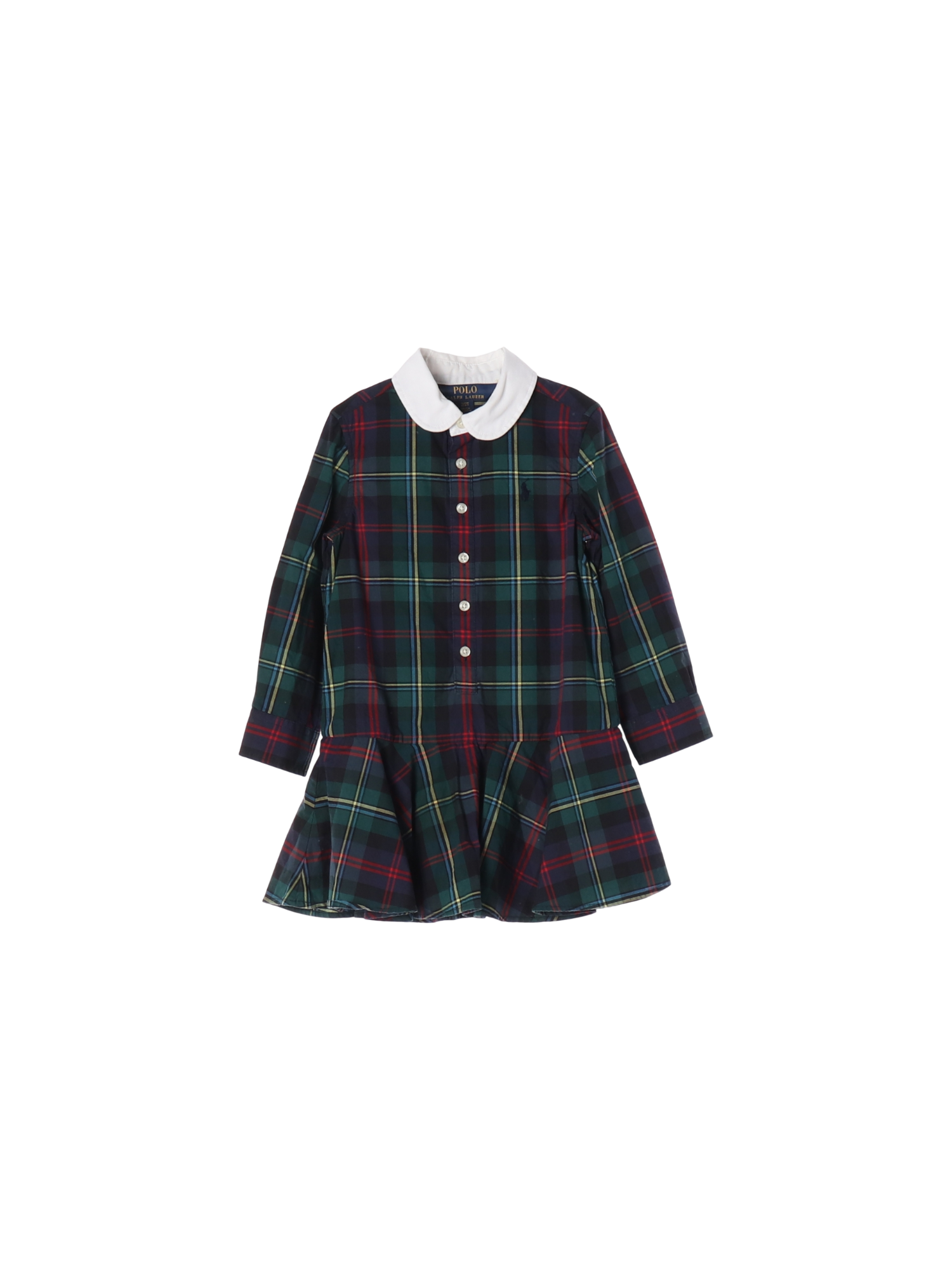 랄프로렌 페플럼 네이비 드레스 2y 0