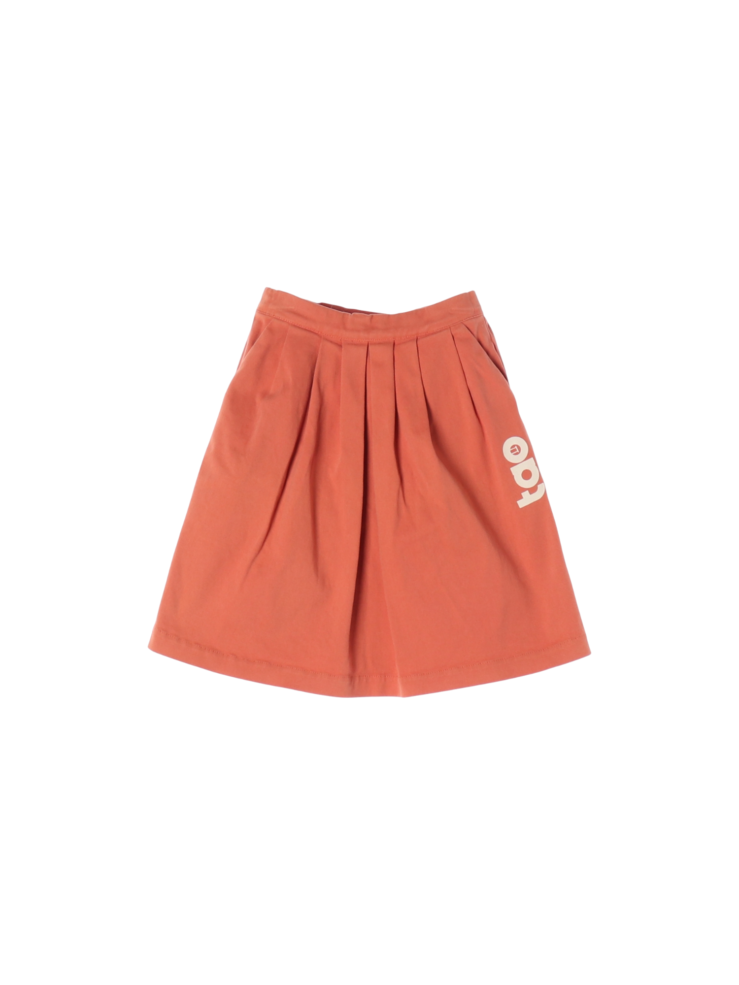 타오 포켓 오렌지 플레어스커트 2y 0